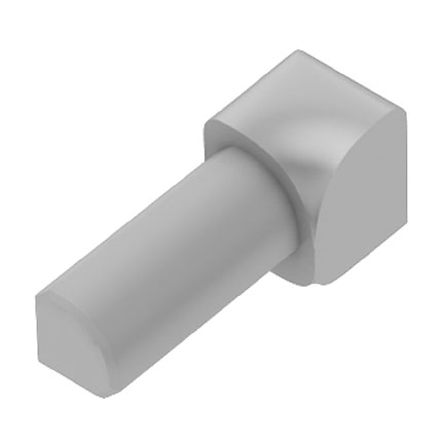 Schluter Systems Rondec 0.25-in W x 1-in L Bright White PVC Inside Corner Tile Edge Trim Schluter Systems Rondec 0.25-in W x 1-in L Bright White PVC Inside Corner Tile Edge Trim