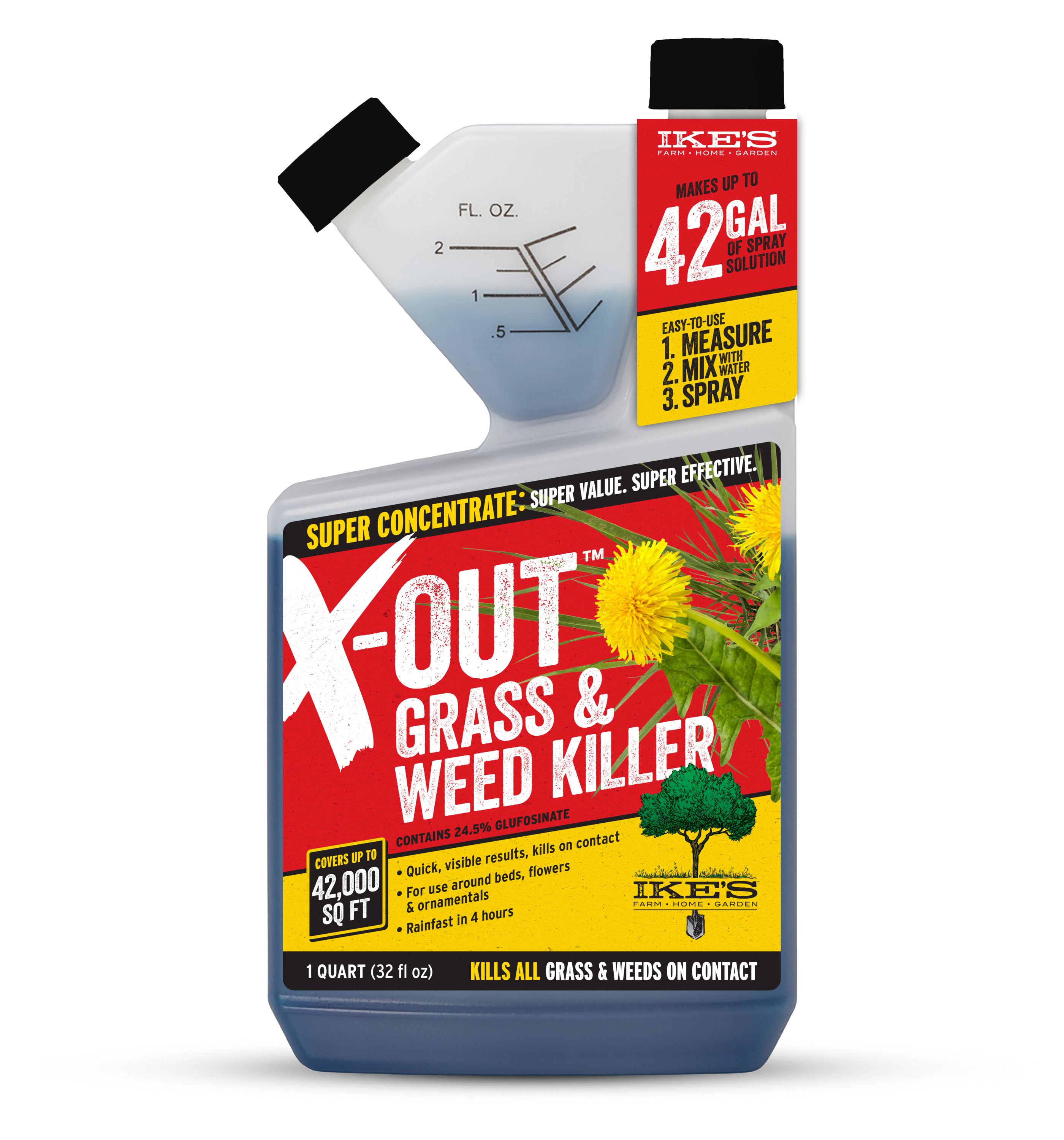 IKE'S 114358 32 -fl oz Concentrate Weed and grass killer