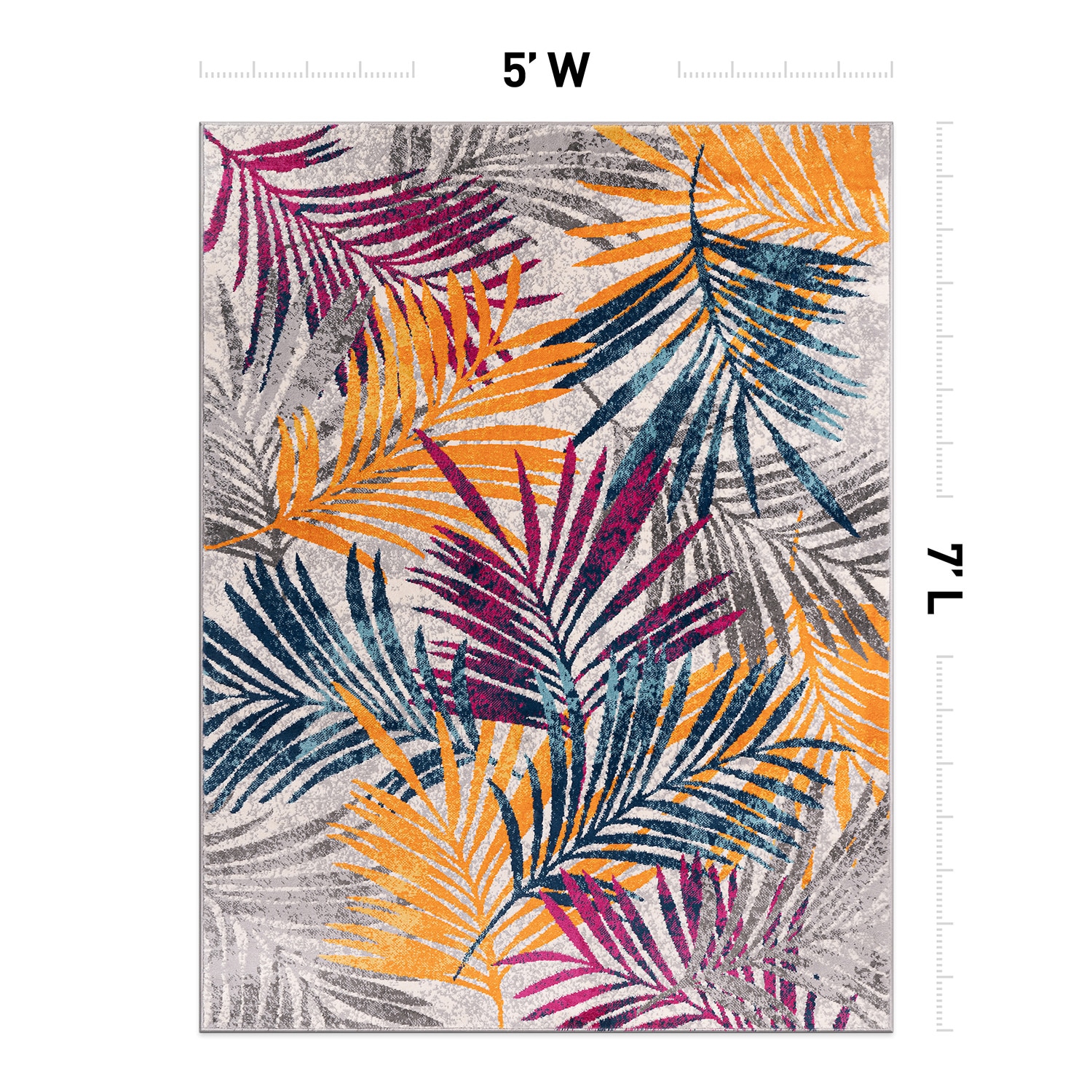 World Rug Gallery 4052MULTI5X7 rugs - View #2
