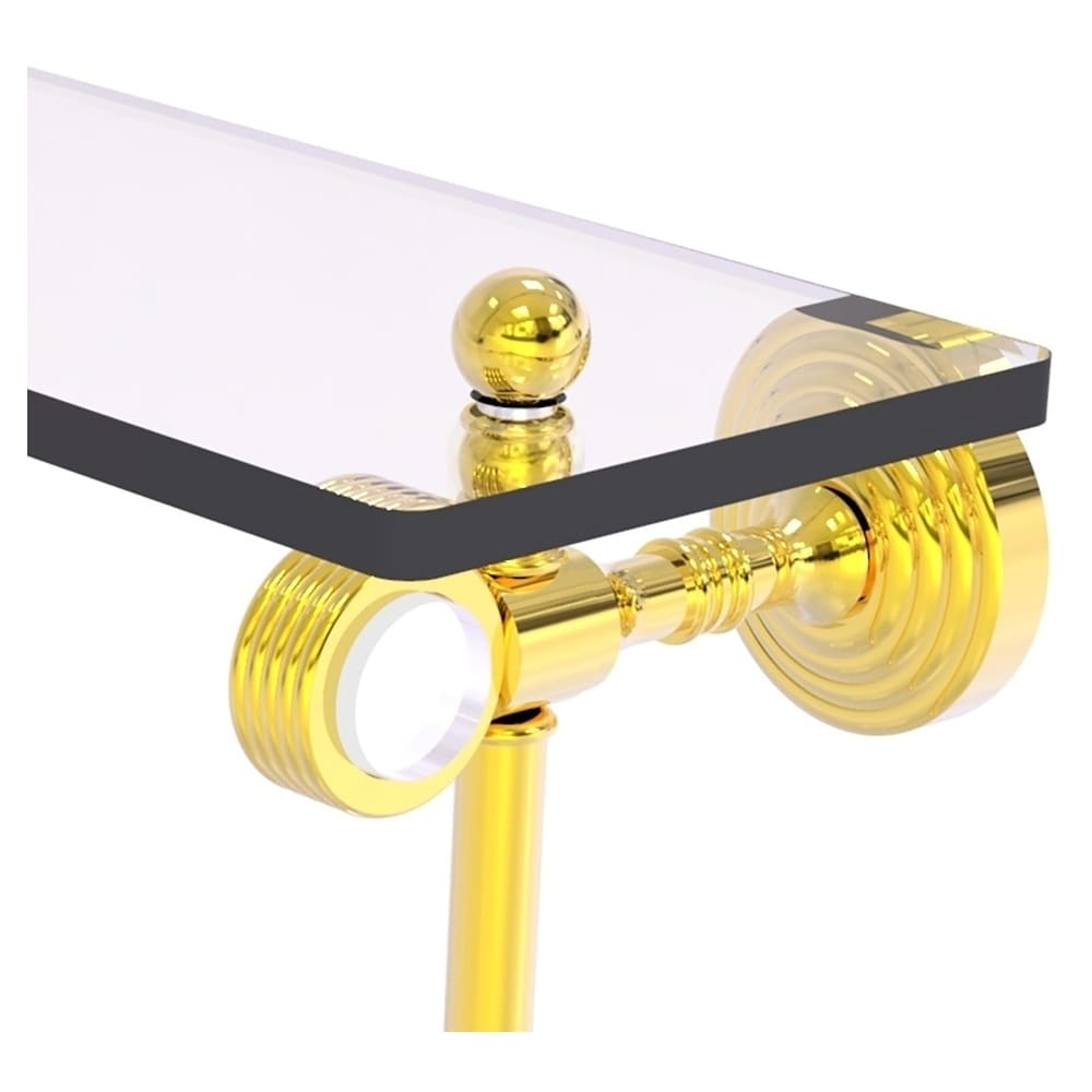 Allied Brass PG-2TBG-22-PB Bathroom-Shelves - View #2
