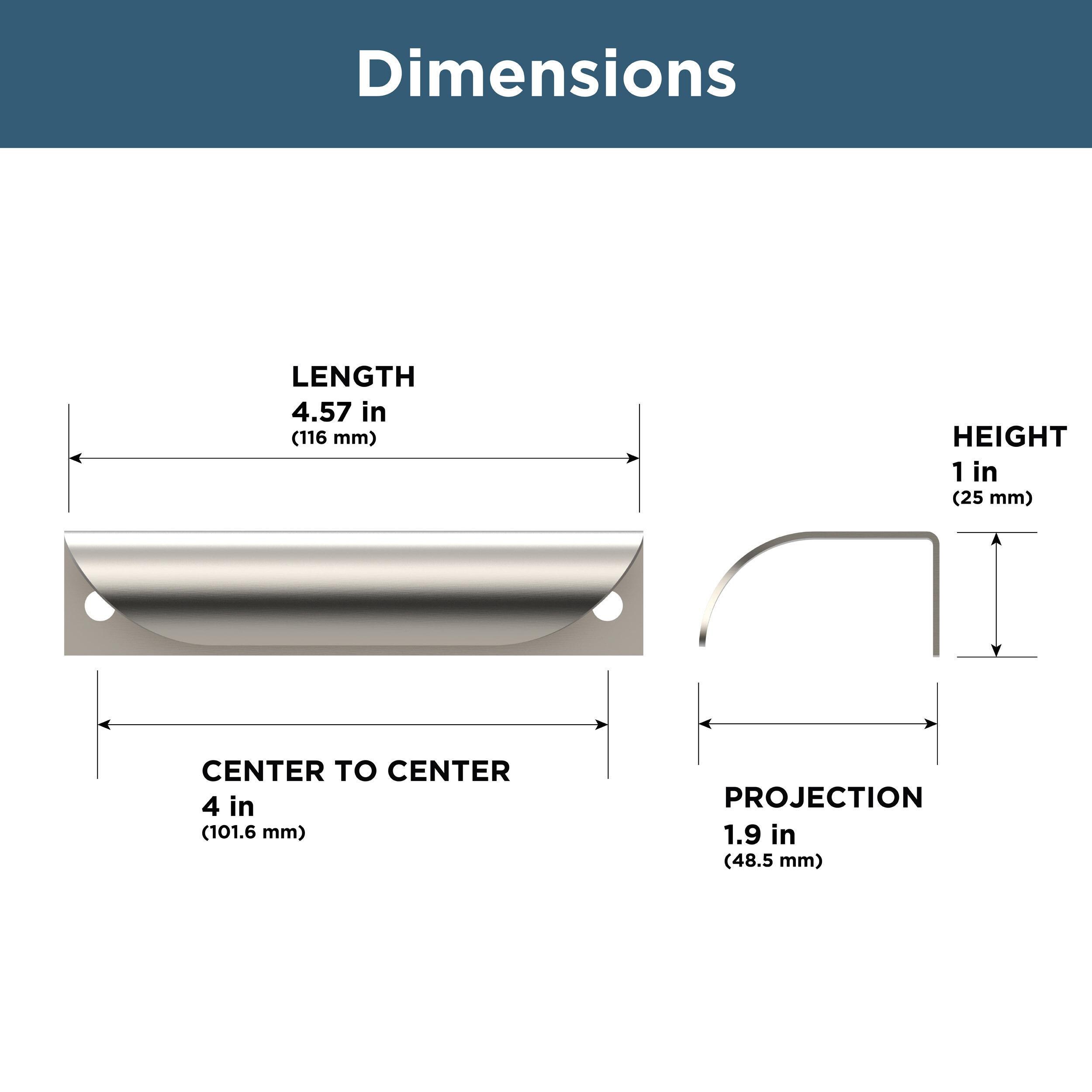 Franklin Brass DCEDP-SN-D Cabinet-Pulls - View #4