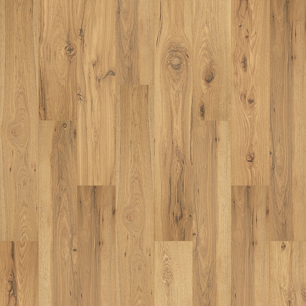 Pergo LF001139 Pro +WetProtect Fox Hollow Pecan 10-mm T x 7-1/2-in W x 47-1/4-in L Waterproof and Water Resistant Wood plank Laminate Flooring ( 27.00-sq ft / Carton )