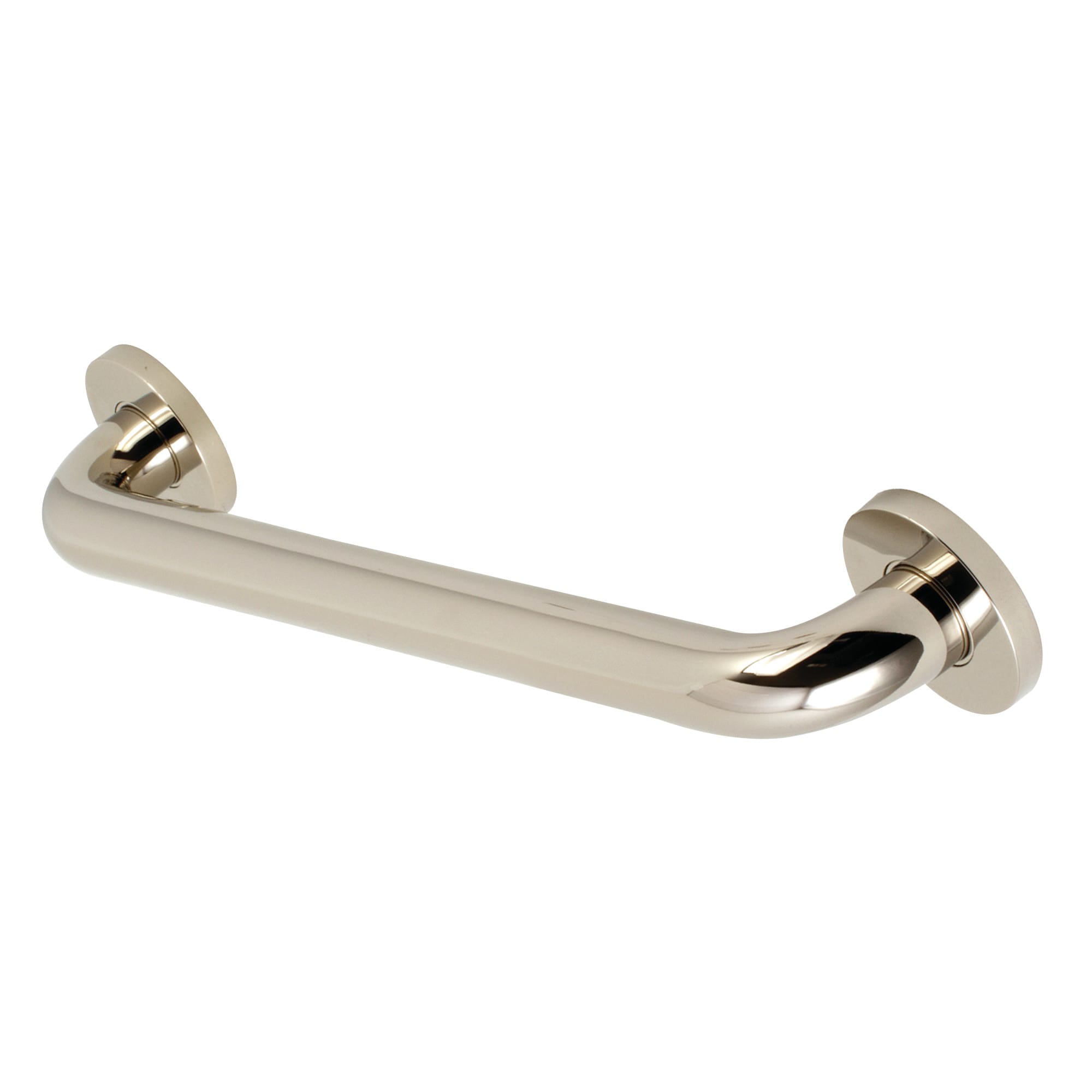 Kingston Brass WLDR514126 Meridian 12-in Polished Nickel Wall mount ADA Compliant Grab Bar ( 330-lb Weight Capacity )