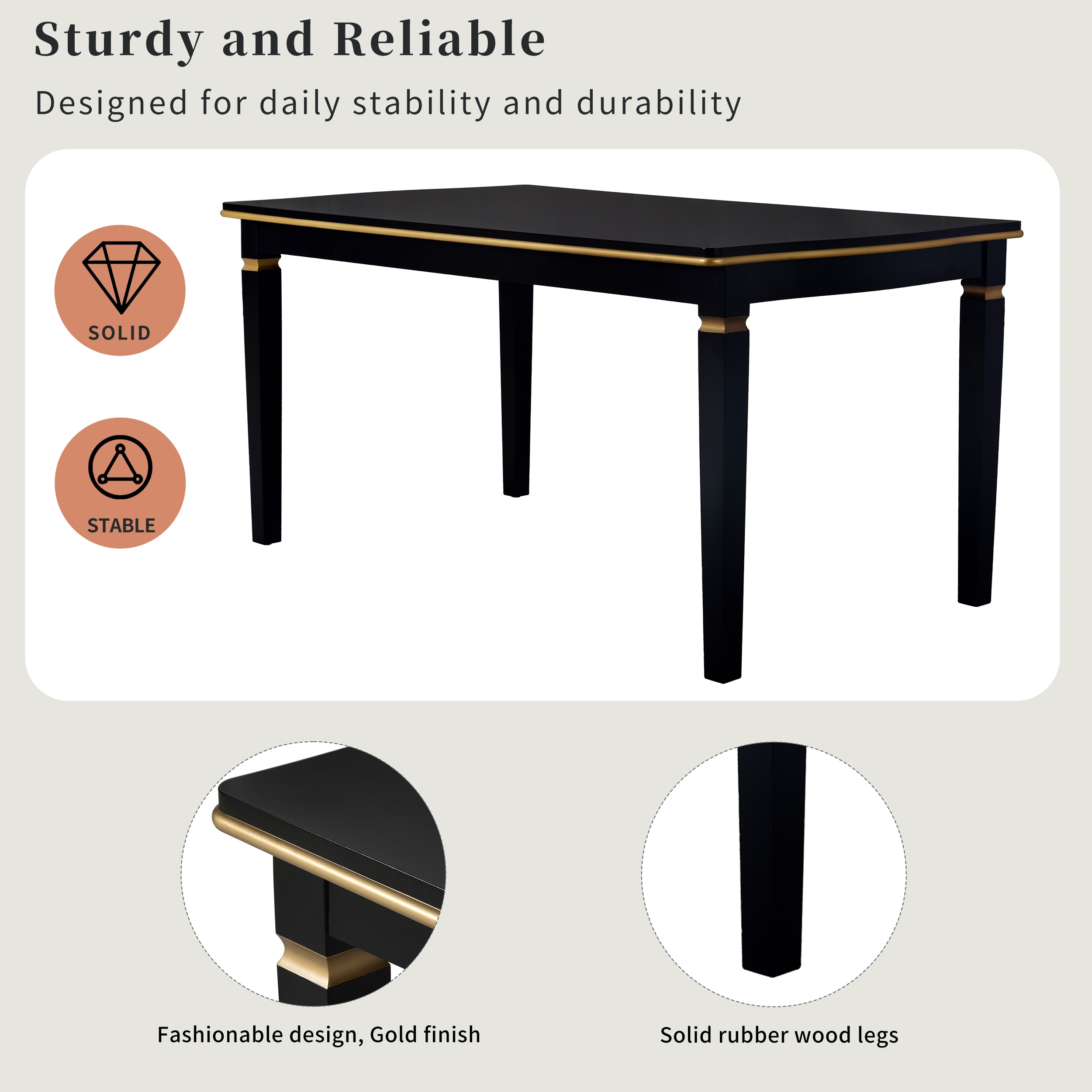 ModernLuxe L3P-N752S001080B Dining-Sets - View #4