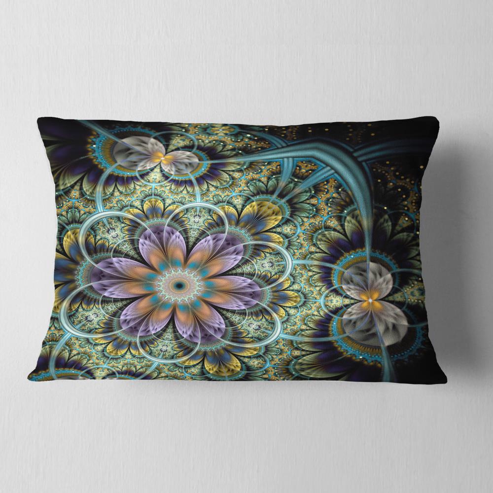 Designart CU7289-12-20 12-in x 20-in Green Indoor Decorative Pillow