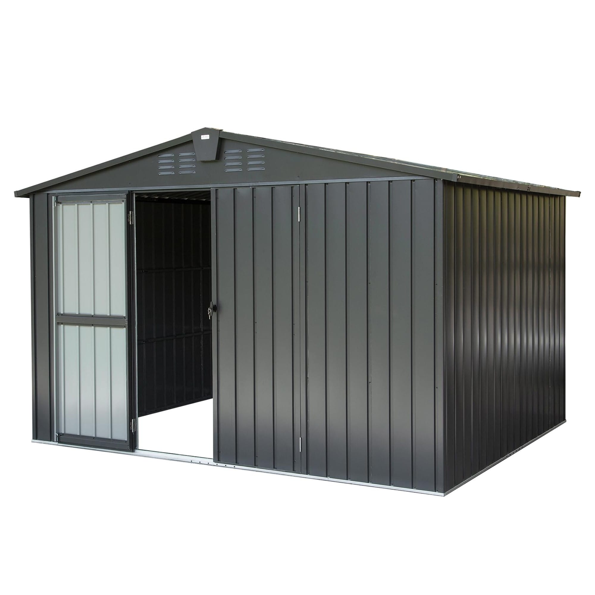 Mondawe MD-DM00032 10-ft x 8-ft Galvanized steel Storage Shed