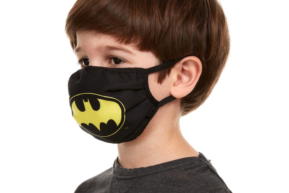 Children's Batman Superhero Face Mask Cartoon Washable Adjustable Cloth  Unisex N