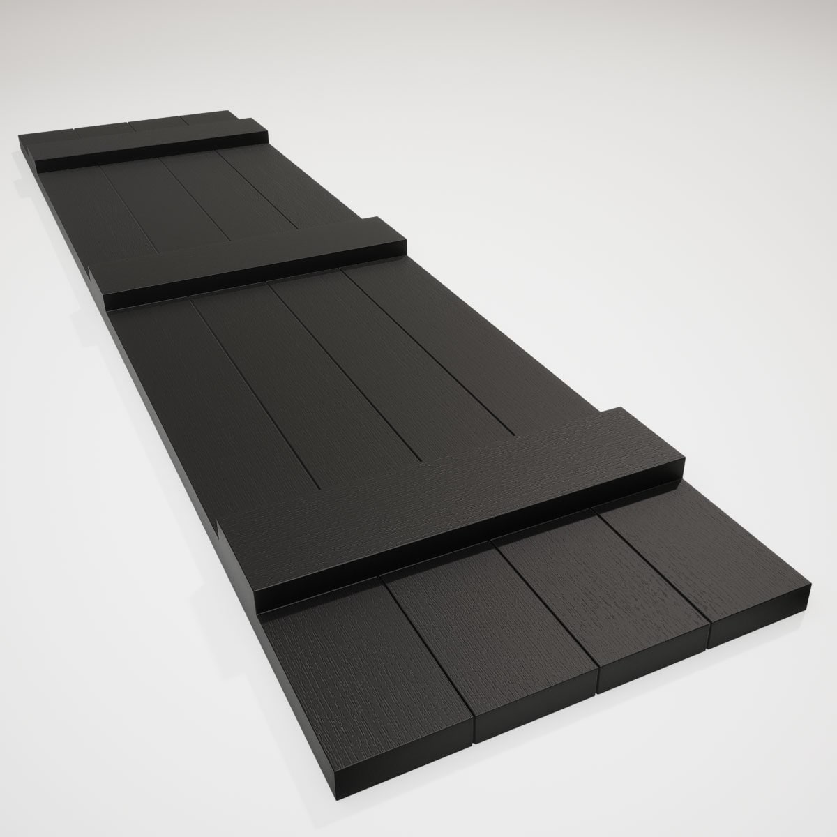 Ekena Millwork LJ4S14X07100BL Exterior-Shutters - View #5