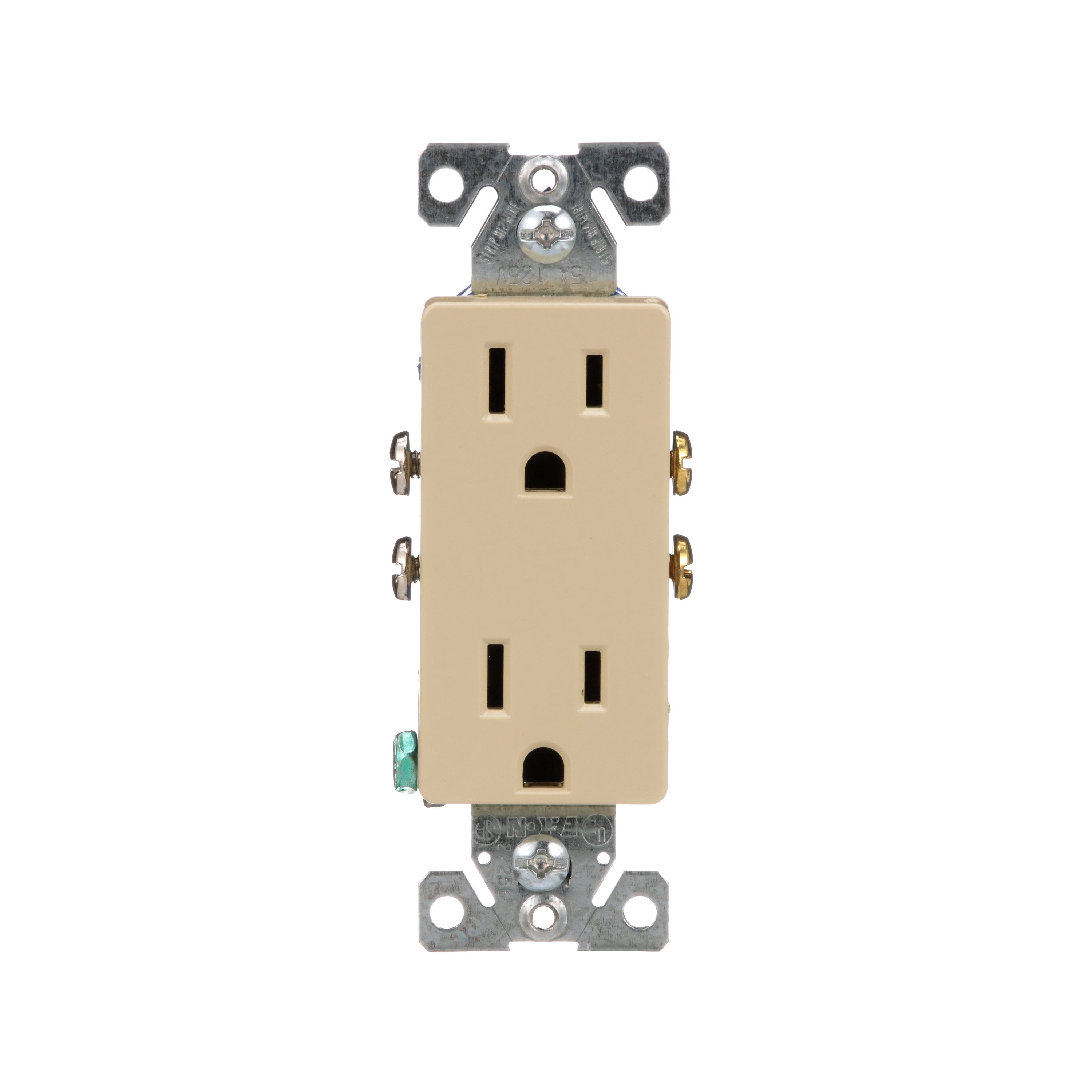 Eaton 1107V-BX-LW 15 -Amp 125-volt Residential Decorator Outlet , Ivory