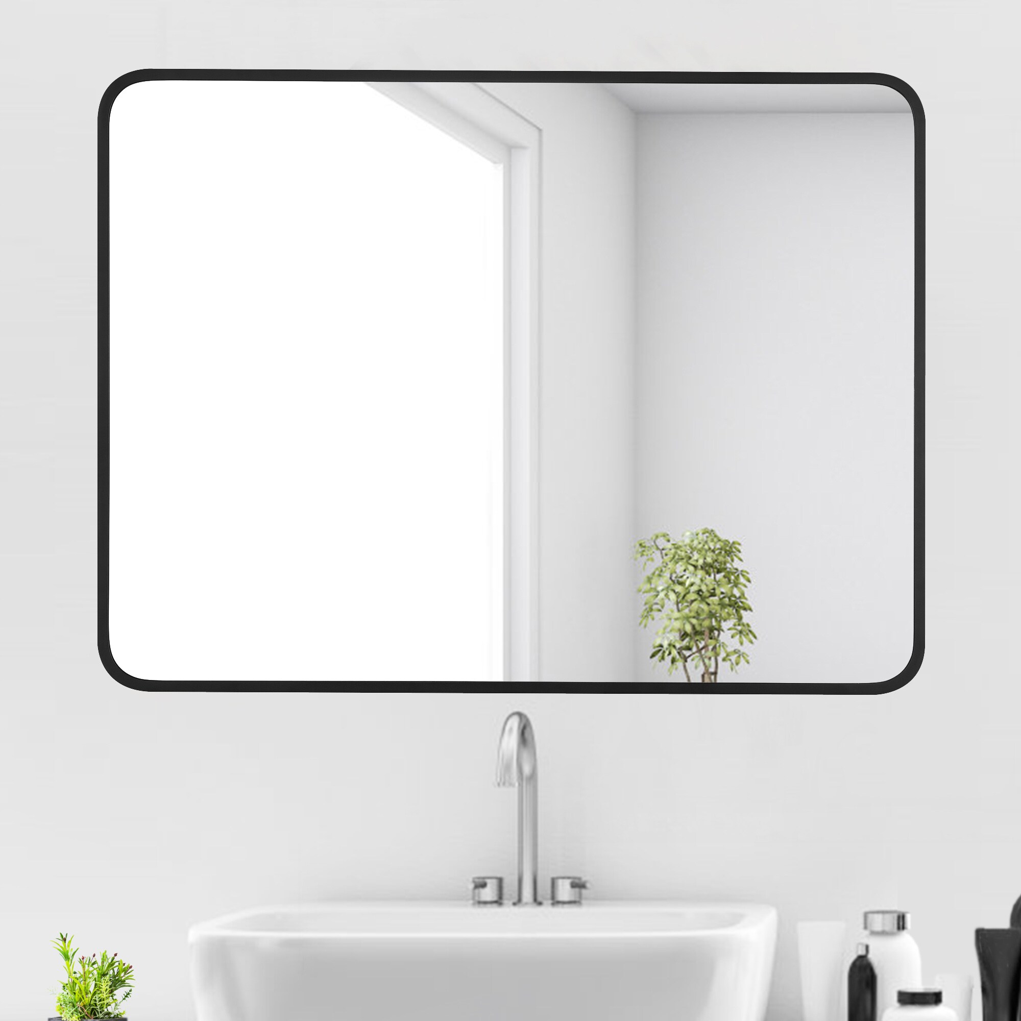 GETLEDEL MR-2702-BK Framed-Bath-Mirrors - View #9