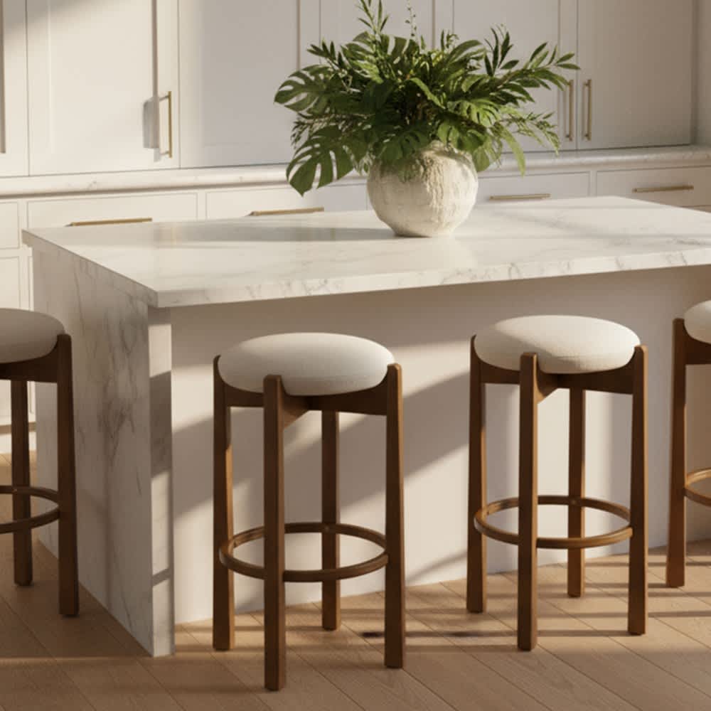 Coolbibila LOU-STOOLS-BROWN stools - View #2