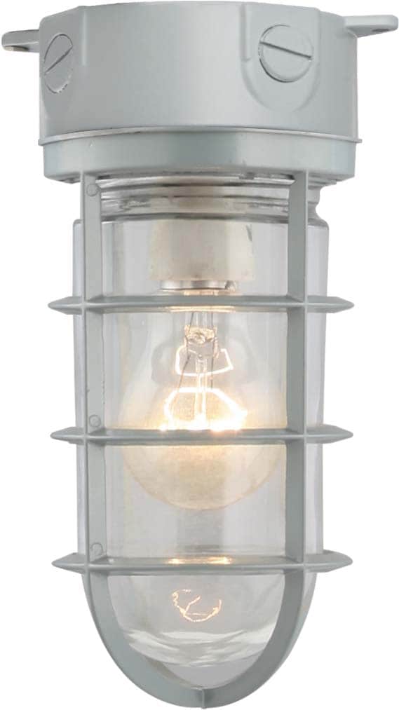 Volume Lighting V9850-20 5.25-in Silver Gray Metal Ceiling Light Mount
