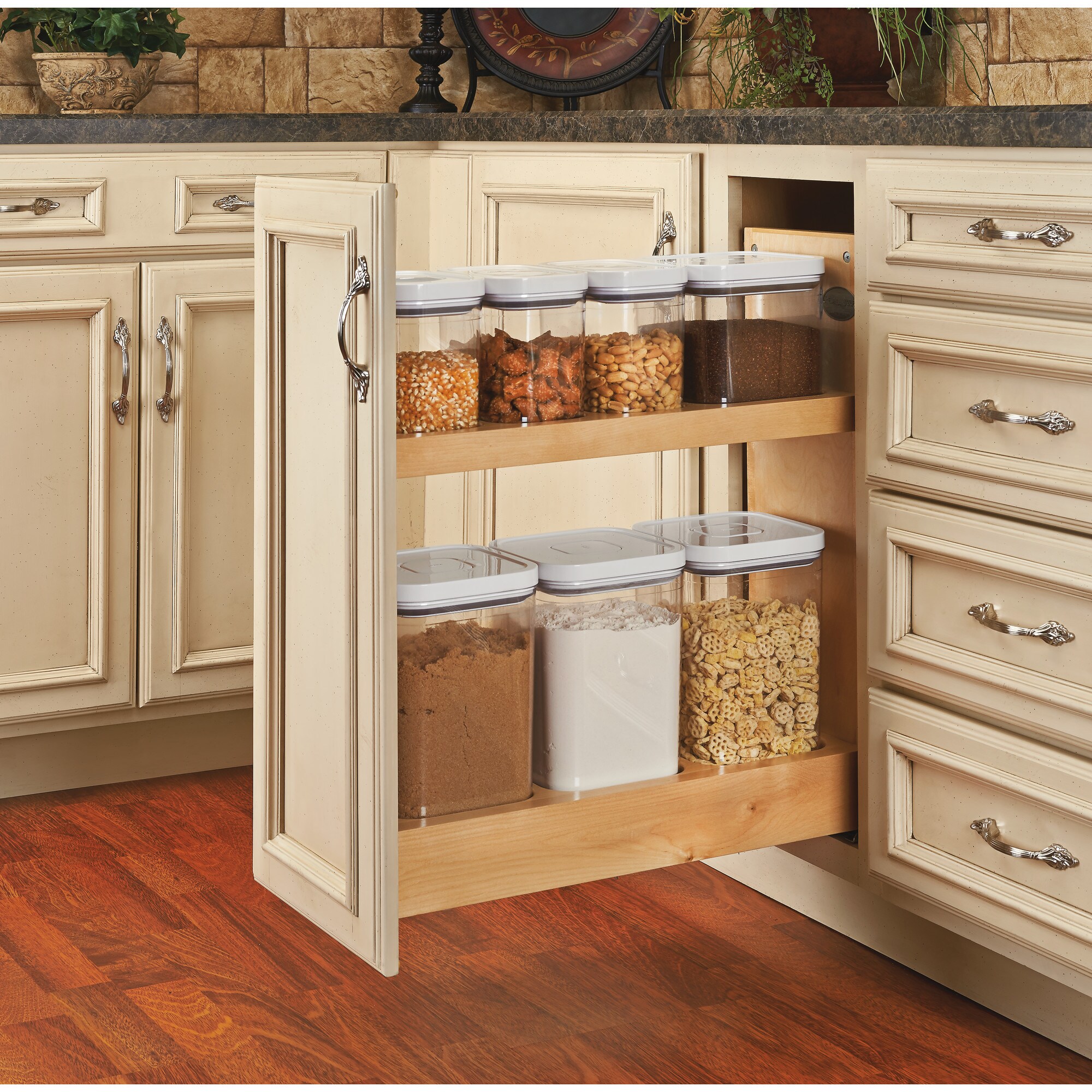 Rev-A-Shelf 448OXO-BCSC-8C Pull-Out-Cabinet-Baskets - View #3