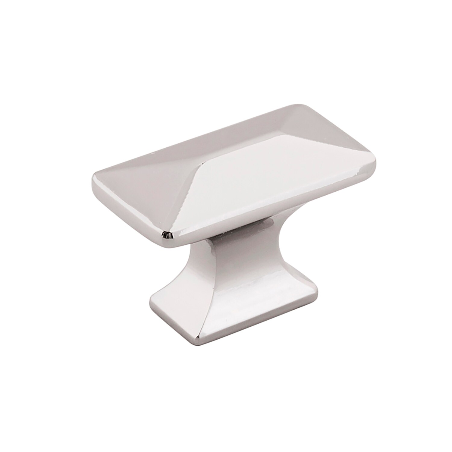 Hickory Hardware P2150-14-10B Bungalow 1-1/4-in Polished Nickel Rectangular Transitional Cabinet Knob (10-Pack)
