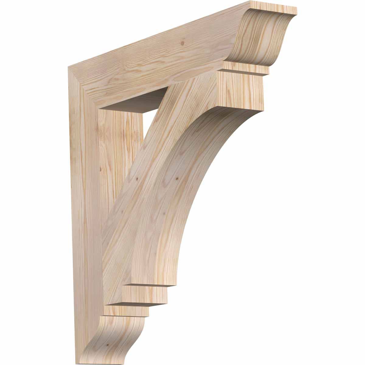 Ekena Millwork BKT06X32X32IMP01SDF Imperial traditional smooth 5-1/2-in x 32-in x 32-in Douglas fir Brown Wood Standard bracket