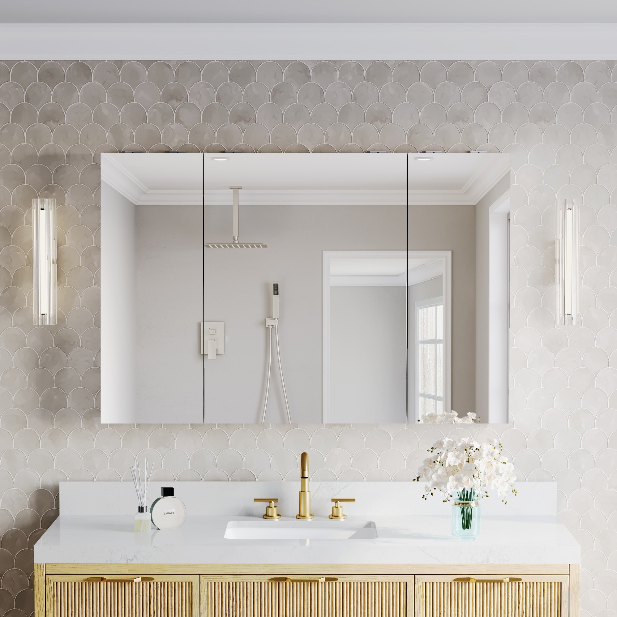 WELLFOR JRA12R24R12L32 Bathroom-Medicine-Cabinets - View #10