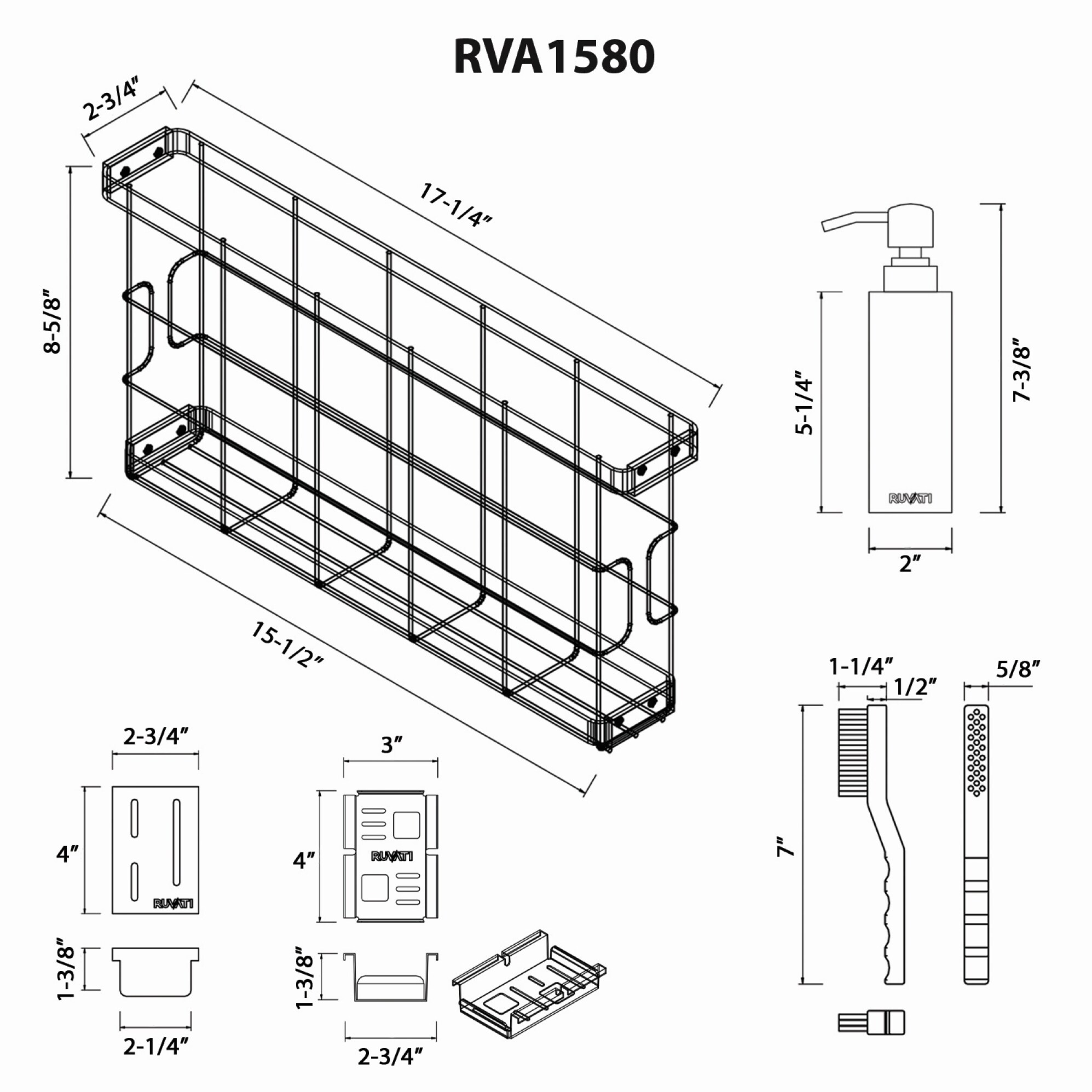 Ruvati RVA1580 Kitchen-Sink-Accessory-Kits - View #7