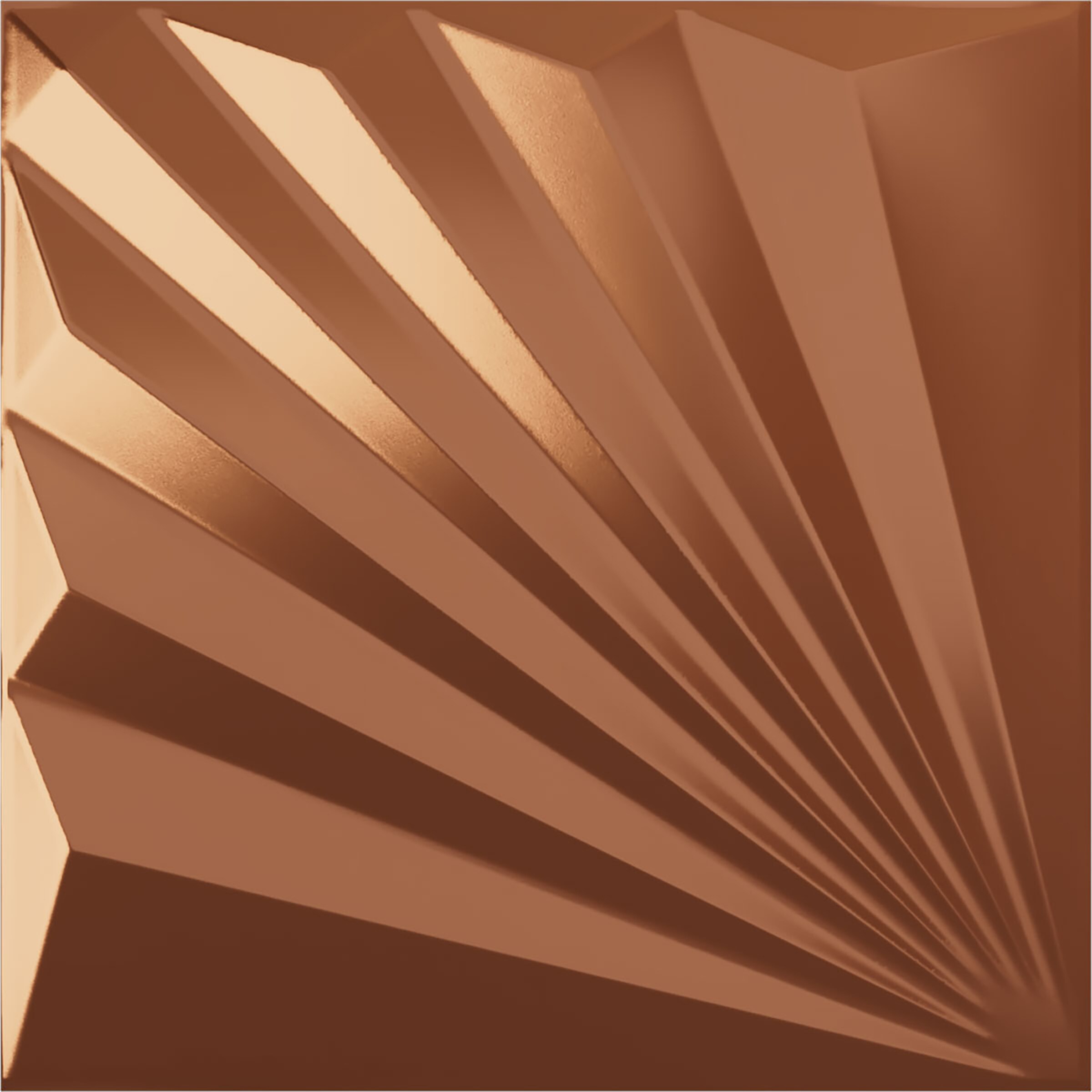 Ekena Millwork WP20X20AABCO 19-5/8-in x 19-5/8-in Embossed Paintable/Stainable Copper PVC Wall Panel ( 2.67-sq ft )