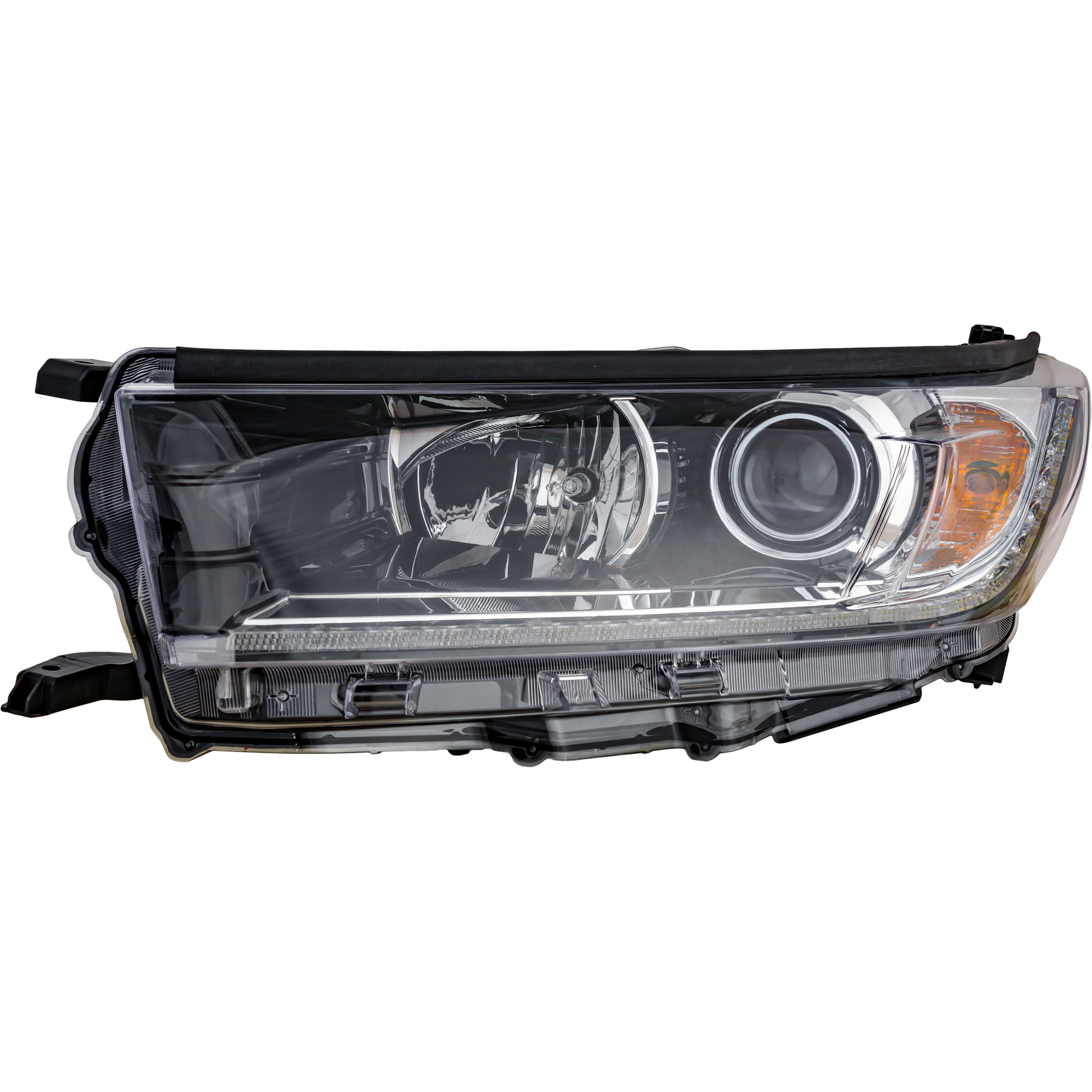 Garage-Pro GPRT10010116 Driver Side Headlight For Toyota Highlander 2017-2018 Halogen with Bulb(s) For Models Without Smoked Chrome Accent Replaces# 811500e390