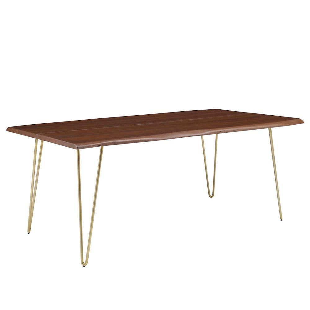 Modway BG3335482 Ardor 74 Live Edge Acacia Wood Acacia Wood Dining Table