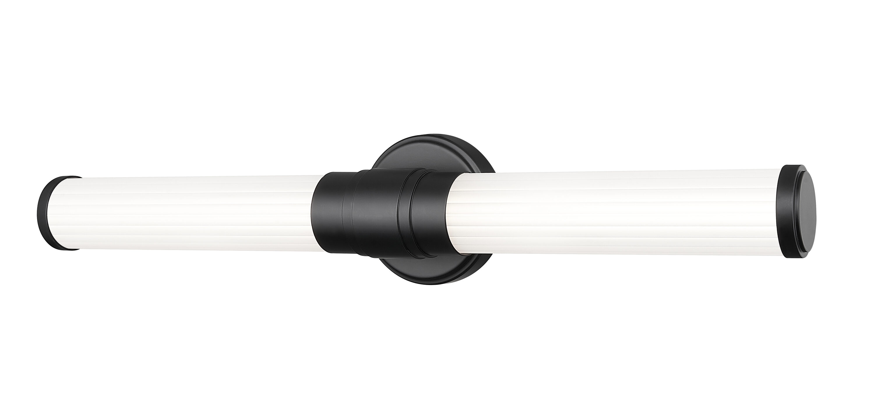 Z-Lite 1020-25W-MB-LED Warwick 25.25-in 1 -Light Matte Black Integrated LED Transitional Vanity light