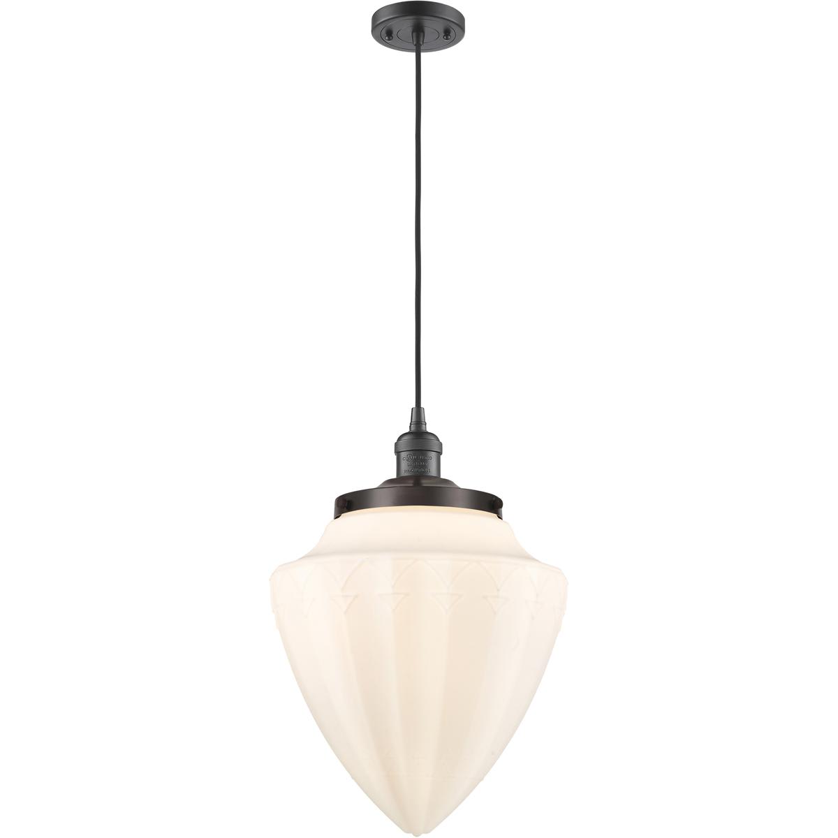 Innovations Lighting 2417947 201C-OB-G661-12 Franklin Restoration Bullet Mini Pendant