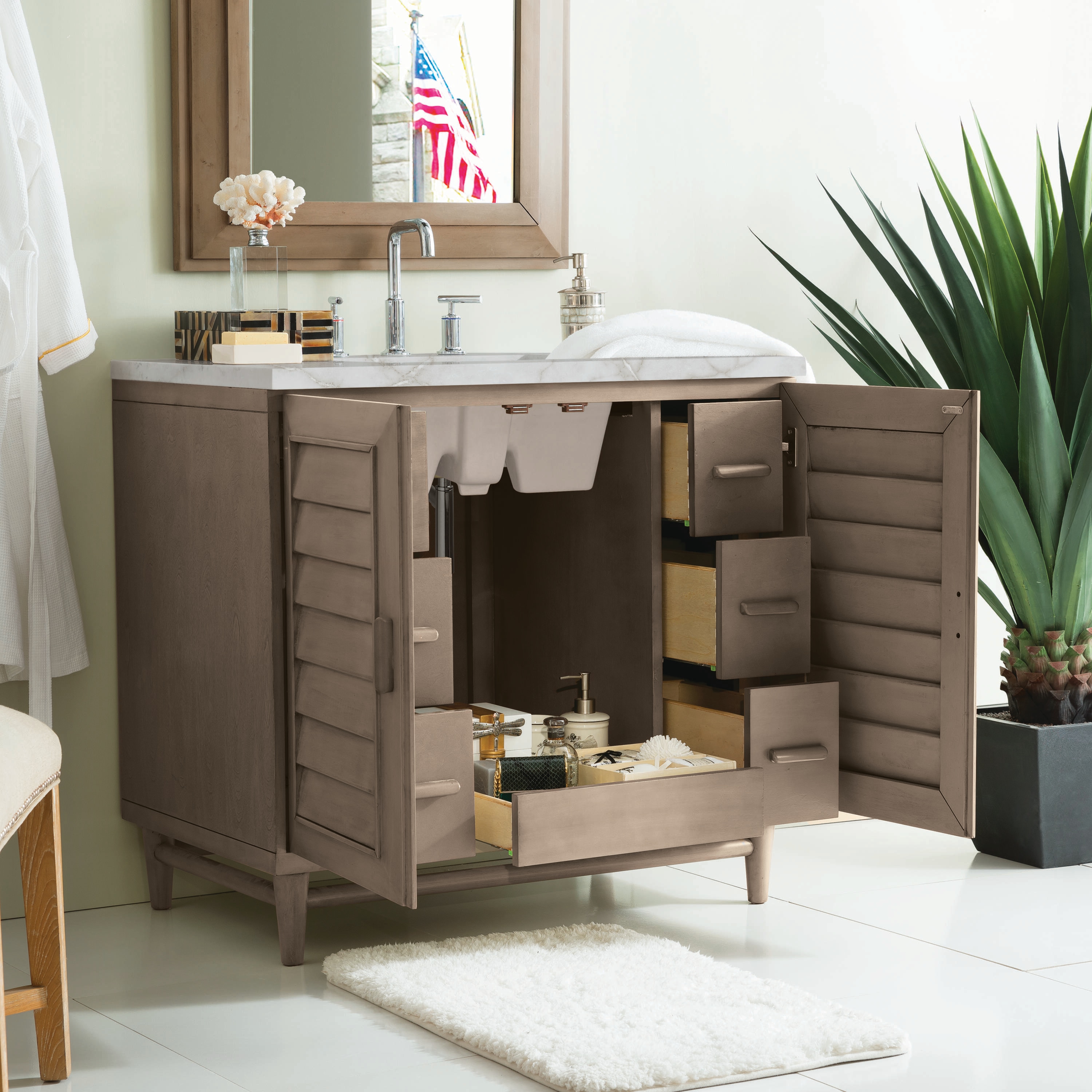 James Martin Vanities 620-V36-WW-3VSL Bath-Vanity-Combo - View #4