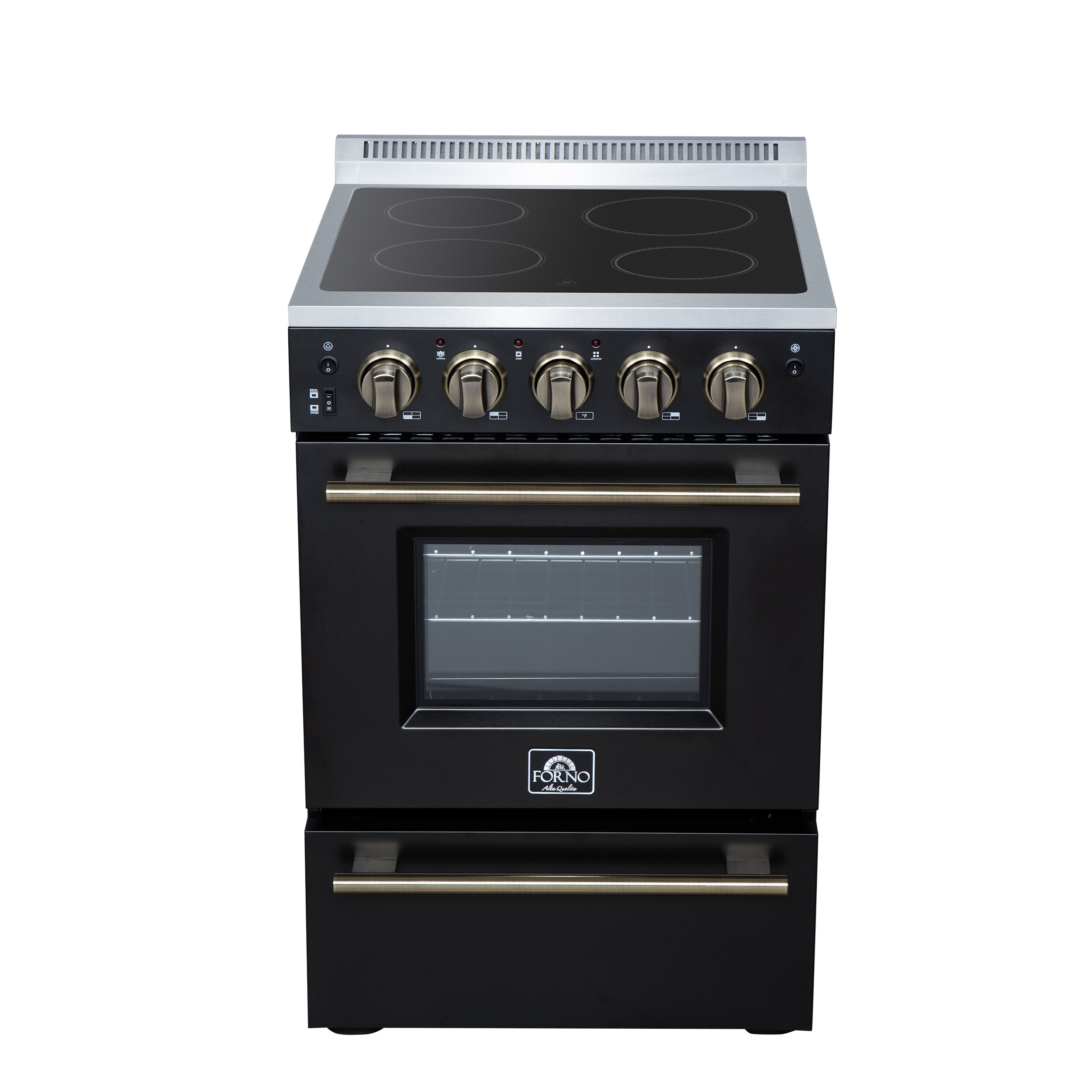 FORNO FFSEL6069-24BLK Freestanding-Electric-Ranges - View #4