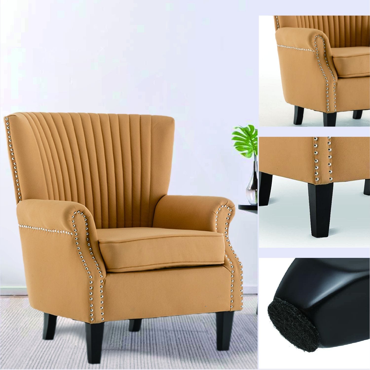 JASMODER MR-AC210-YELLOW Sofas-Loveseats - View #8