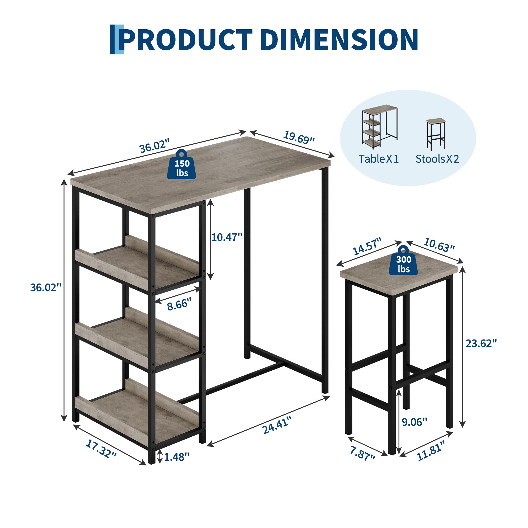 Garvee CK2-Q26FGMWIW-1JFS Dining-Sets - View #2