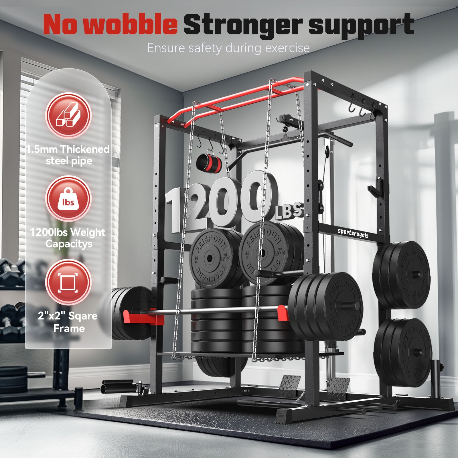 FED Fitness JIANYILONGMENJIAR Lat-Pull-Down-Machines - View #2