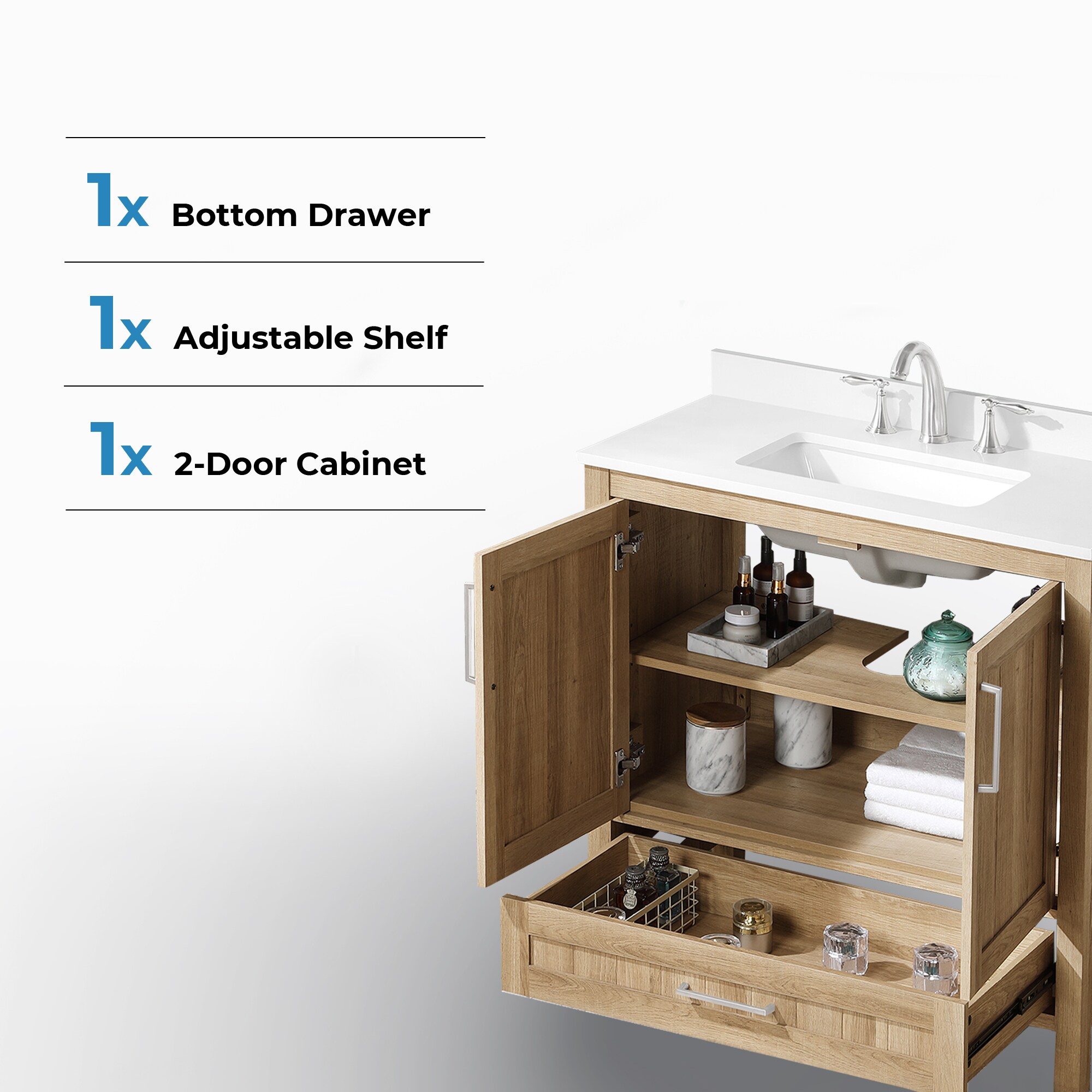 OVE Decors 15VVAR-DARW36-124 Bath-Vanity-Combo - View #9