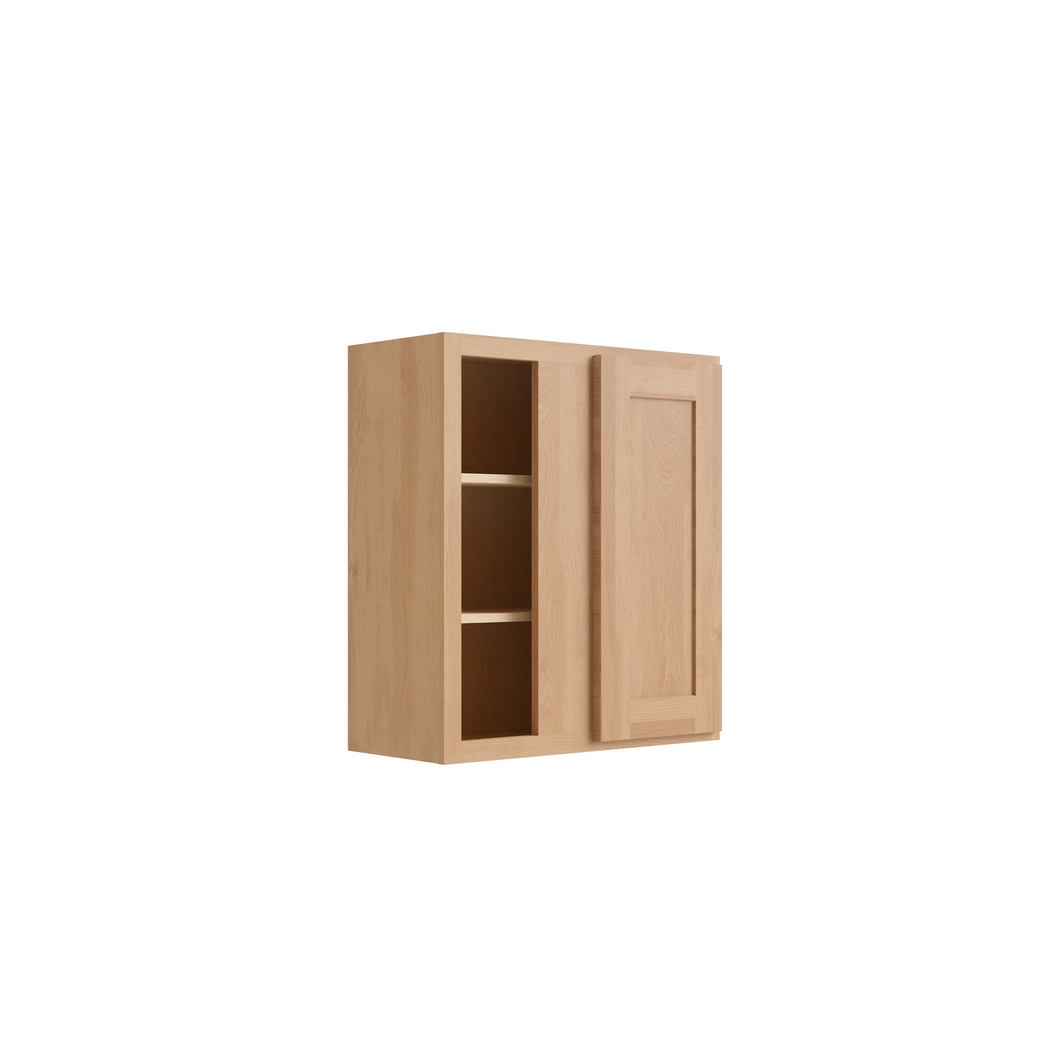 RELIABILT L05-BLW27/3030 Parkstone 27-in W x 30-in H x 12-in D Wheat Rubberwood Blind Corner wall Fully assembled Plywood Cabinet Shaker)