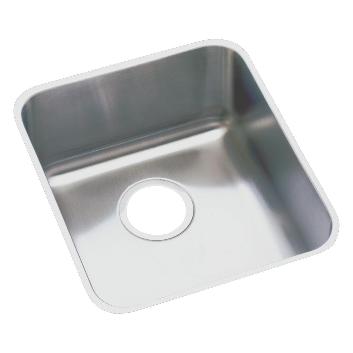 Elkay ELUHAD161655 Lustertone Classic Undermount 18.5-in x 18.5-in Stainless steel Single bowl 18 -Gauge Kitchen Sink