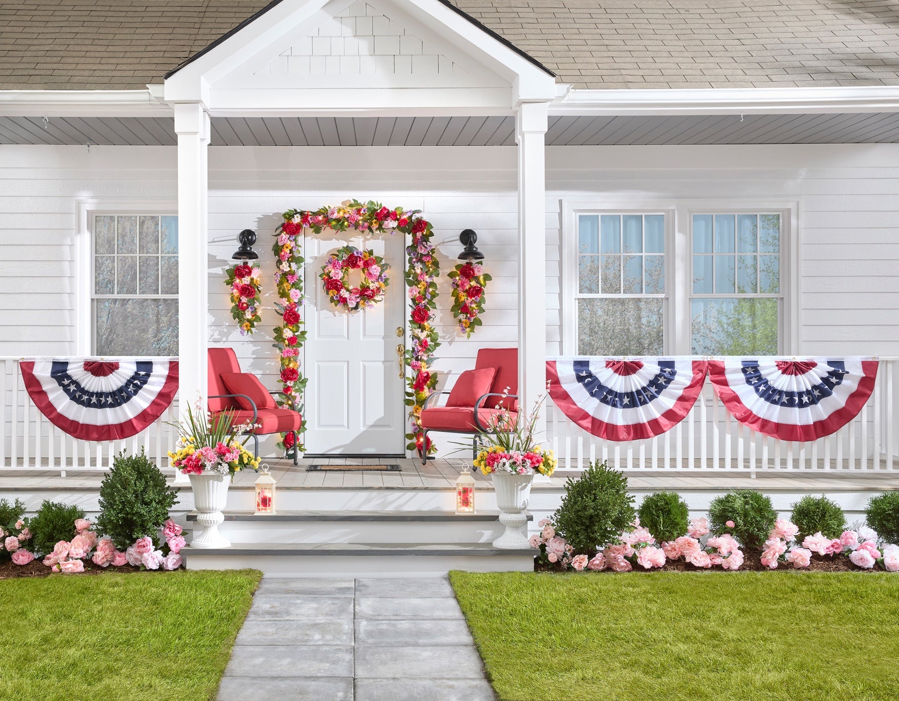 BrylaneHome 198752613972 Artificial-Thanksgiving-Wreaths - View #3