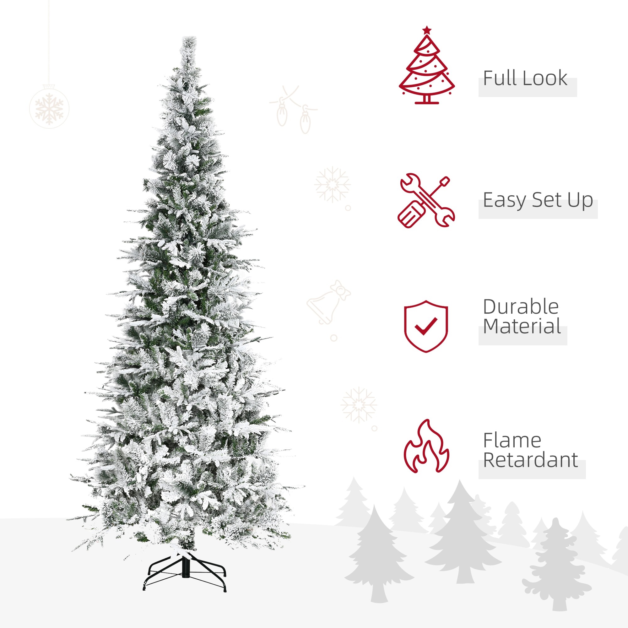 AAZJ NBC-64211LEDML Artificial-Christmas-Trees - View #8