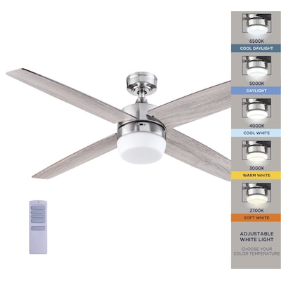 Tinted Glass Ceiling Fans At Com, Hunter Carmen Ceiling Fan Brushed Nickel