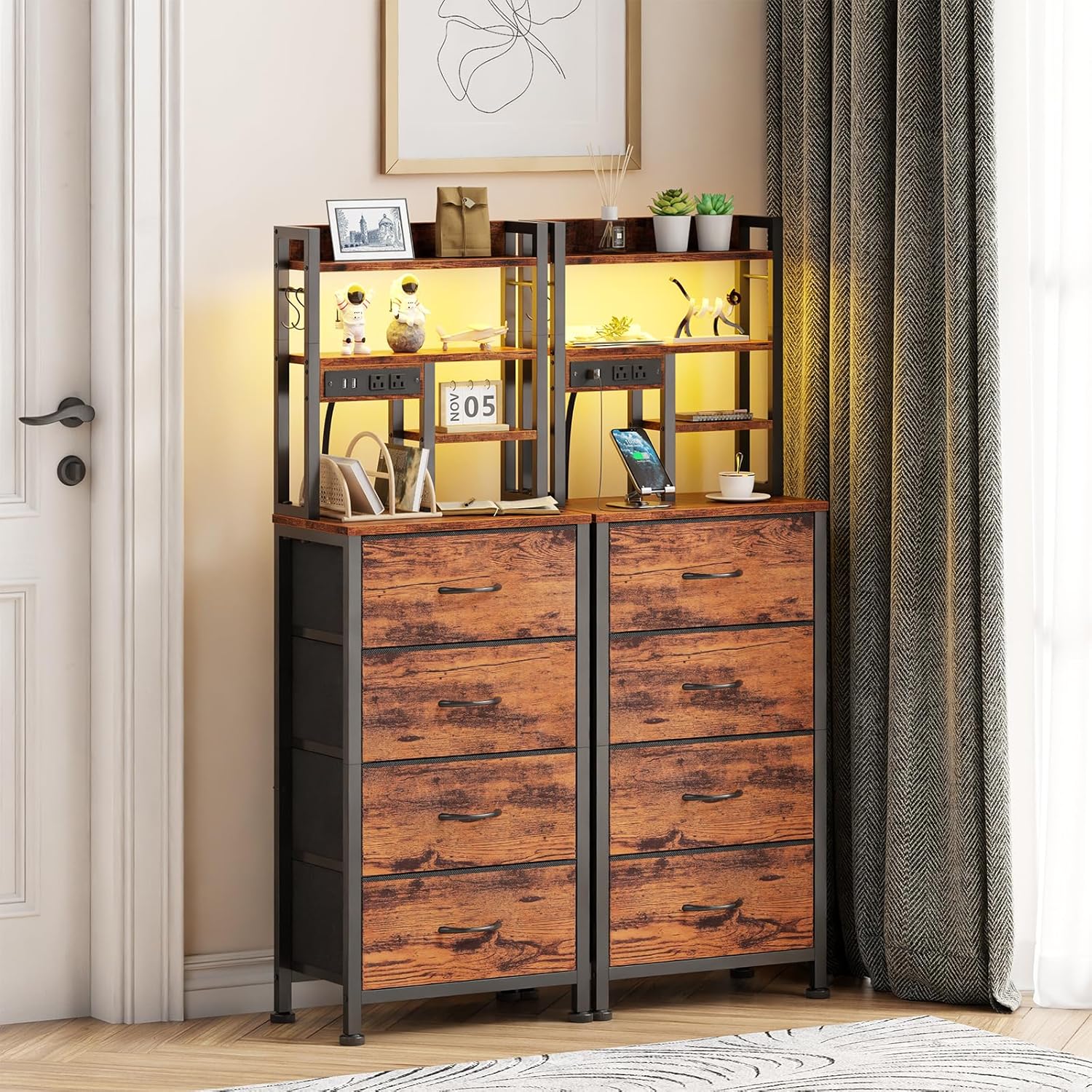 Furologee ET-109-CL-4D-1-RB nightstands - View #10