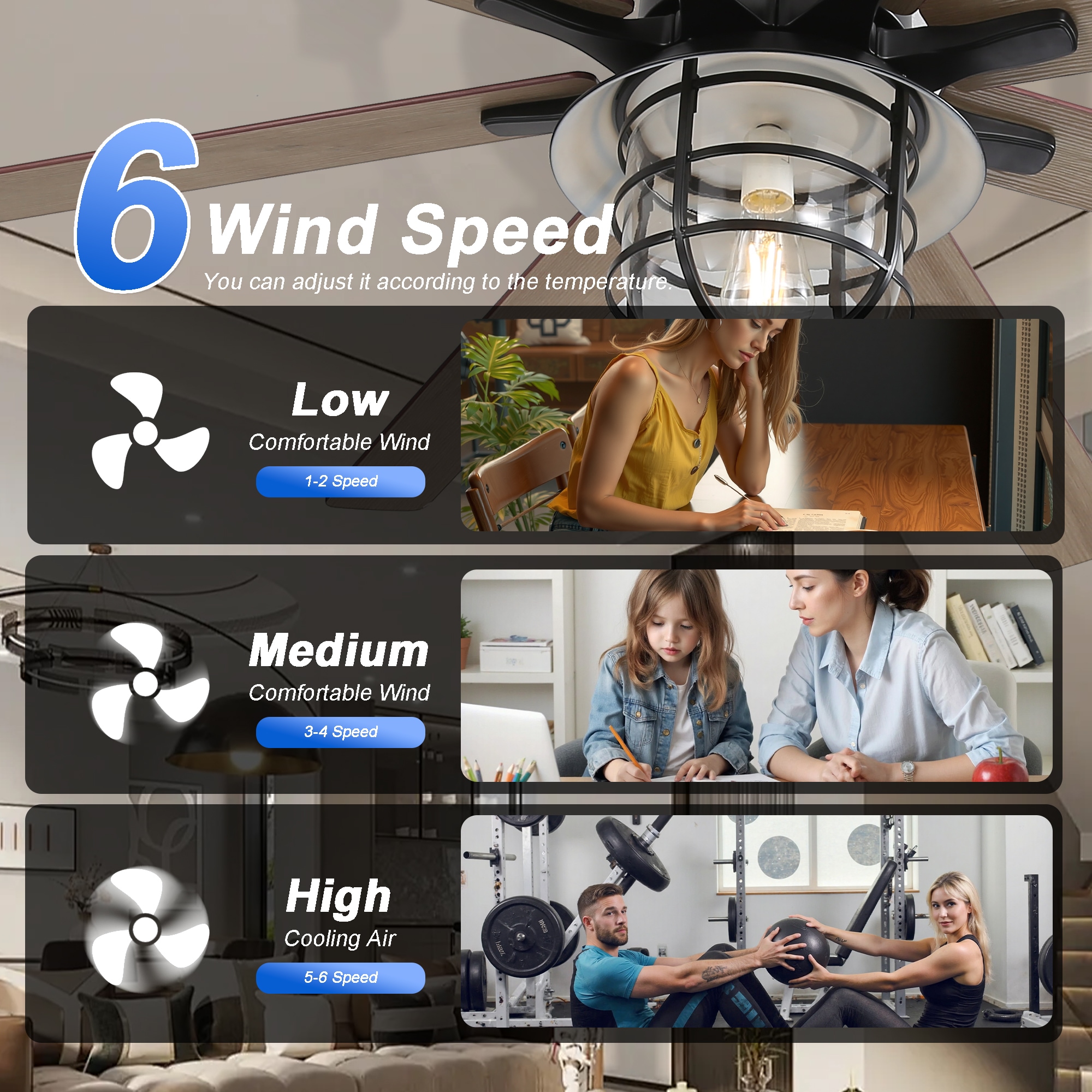 Sunrinx MG9-CF-17 Ceiling-Fans - View #10