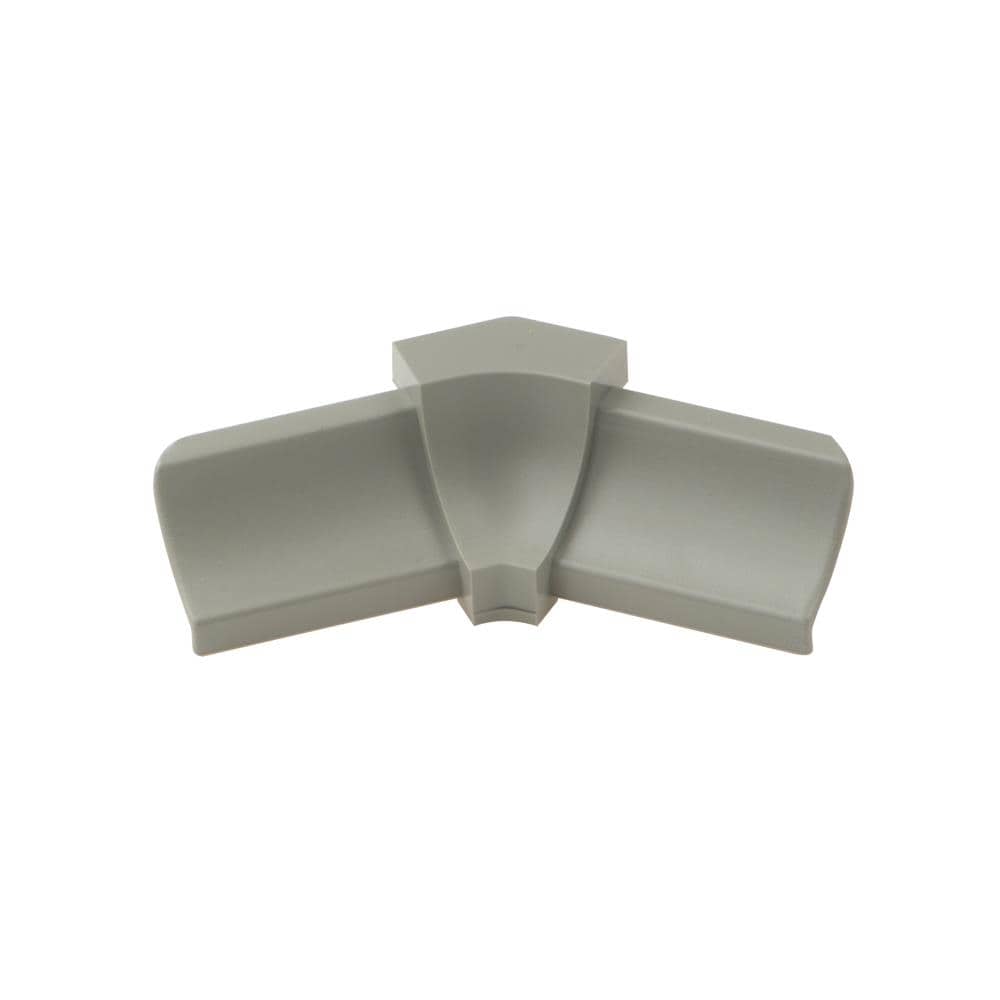 Schluter Systems I135/PHK1S/G Dilex-PHK 0.5-in W x 1-in L Grey PVC Inside corner Tile Edge Trim