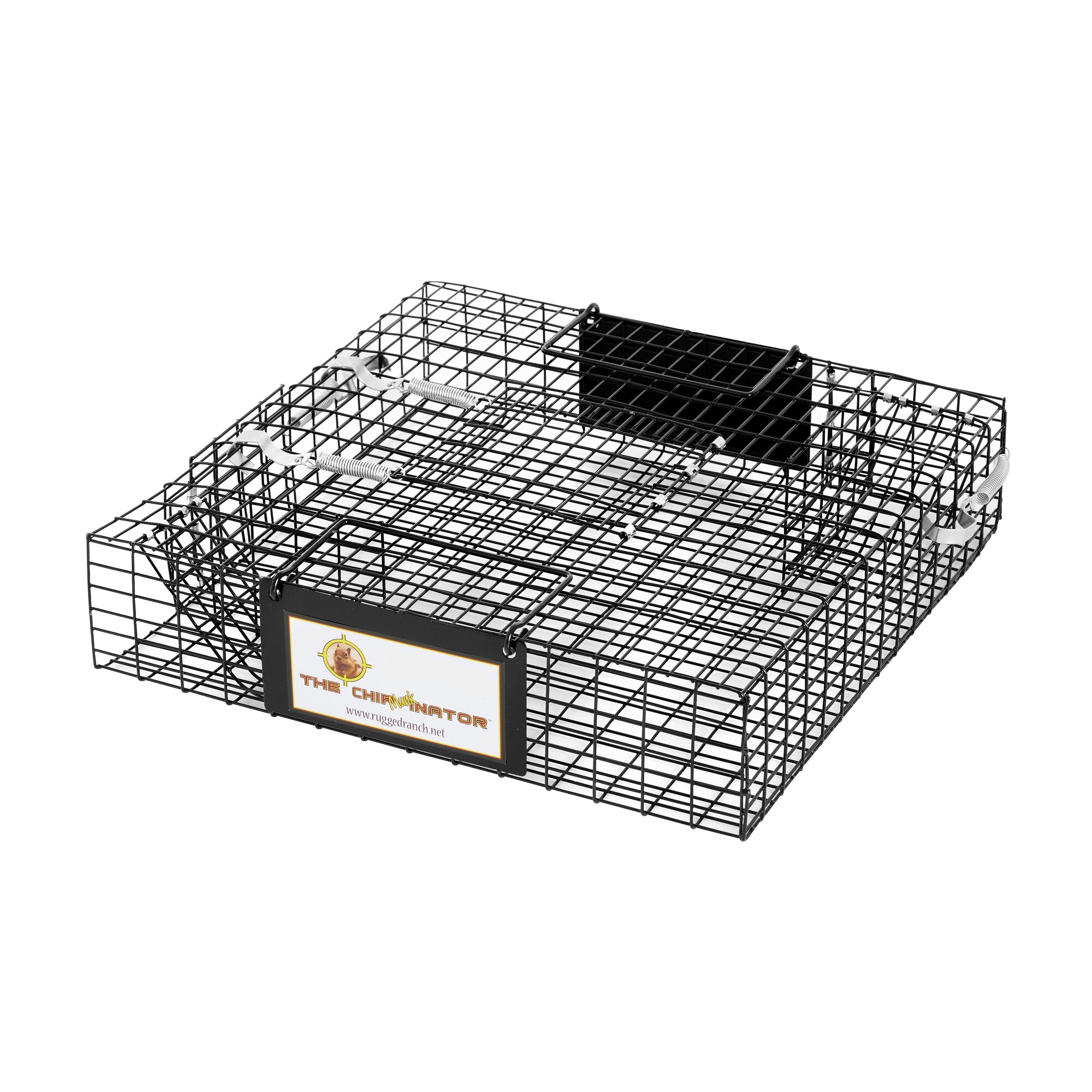 Rugged Ranch SQR Squirrelinator Live Squirrel Chipmunk Metal 2 Door Trap  Cage - Outdoor Animal & Rodent Control - Safer for Pets & Kids - 1 Count in  the Animal & Rodent