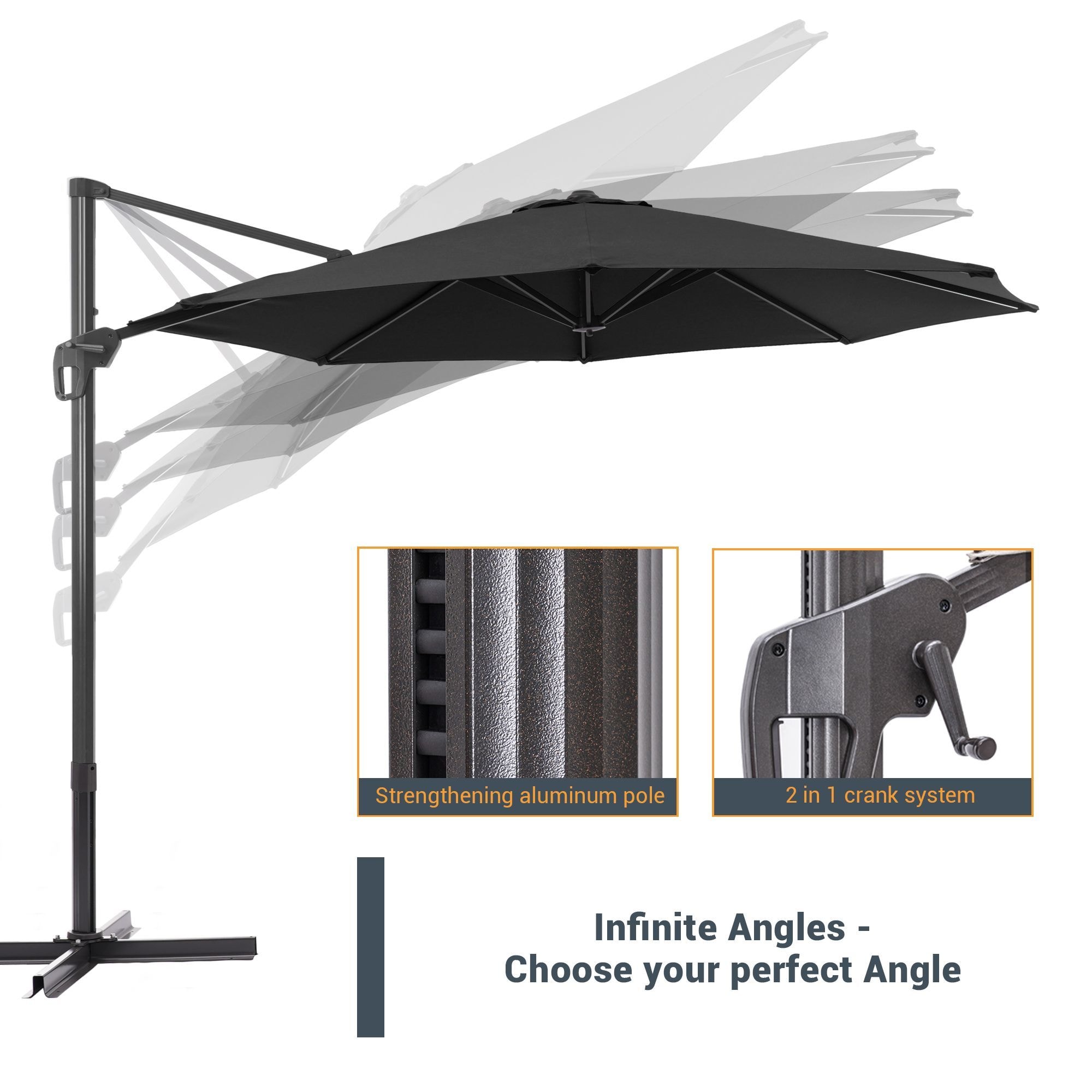 Sonkuki SD-NB11-BK Umbrellas-2 - View #4