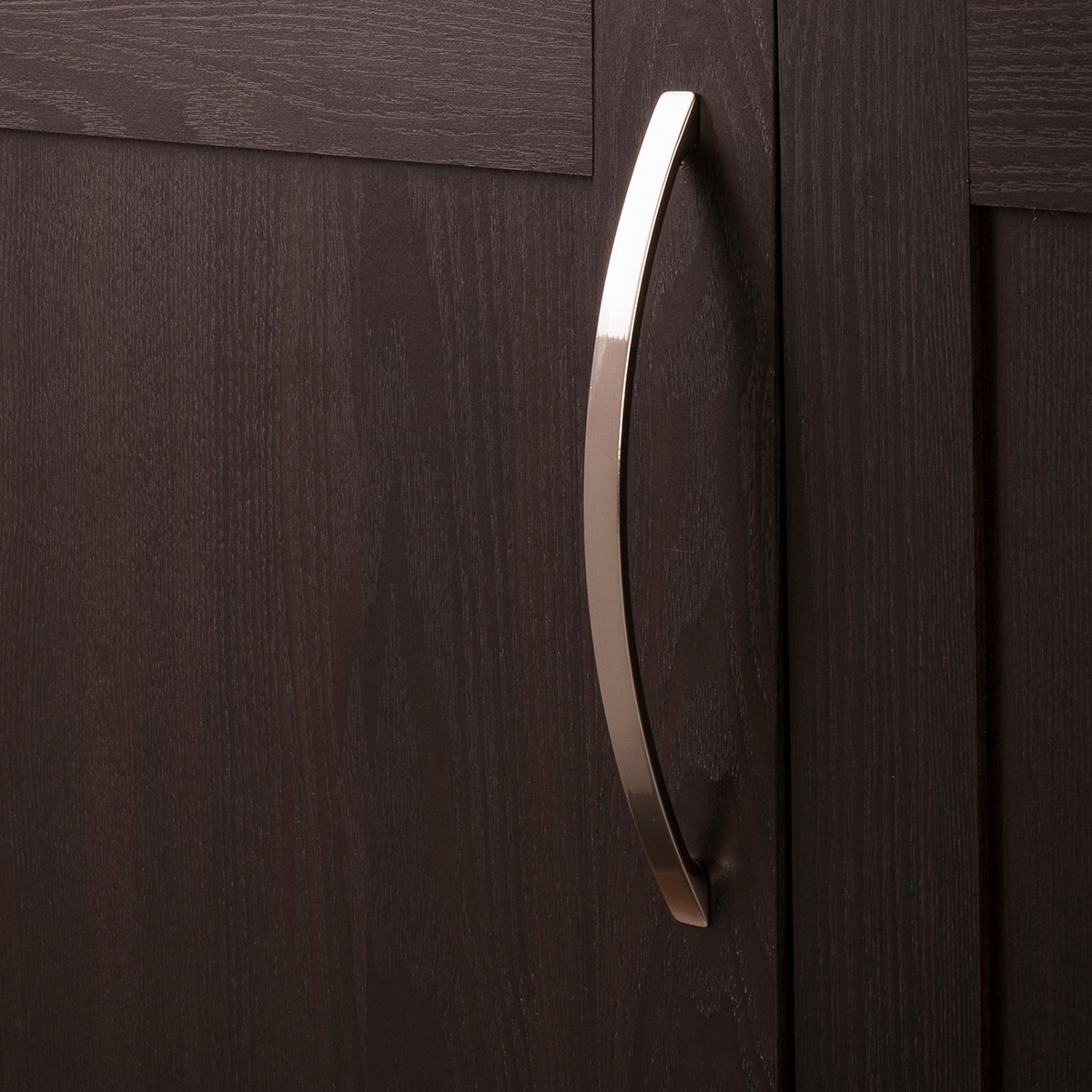 Satin Nickel 8" Arch Cabinet Handle with Mounting Hardware