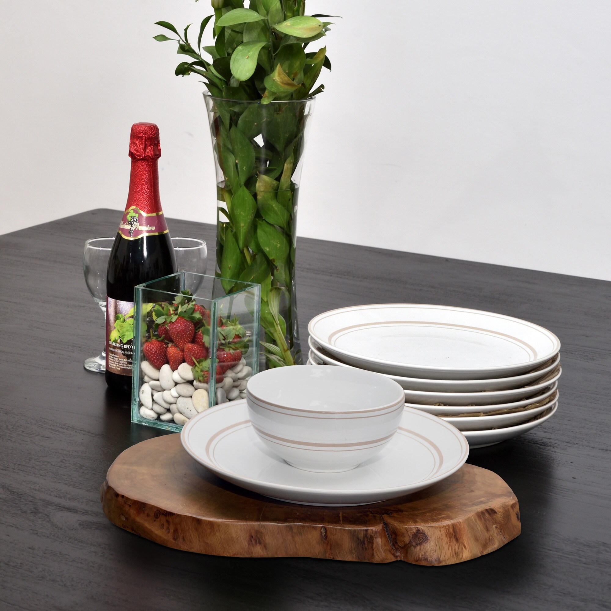 Abstract Teak Root Cutting Board And Serving Tray - Decora Loft