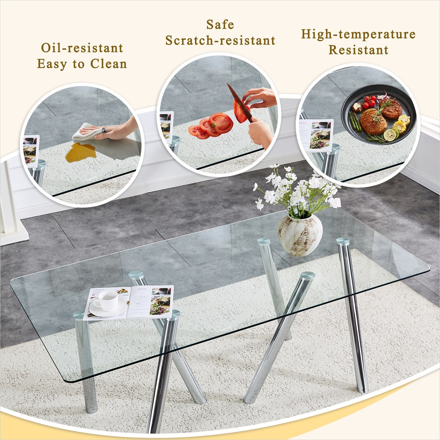 SUNCREAT 3AXOXE3MYVOL Dining-Tables - View #7