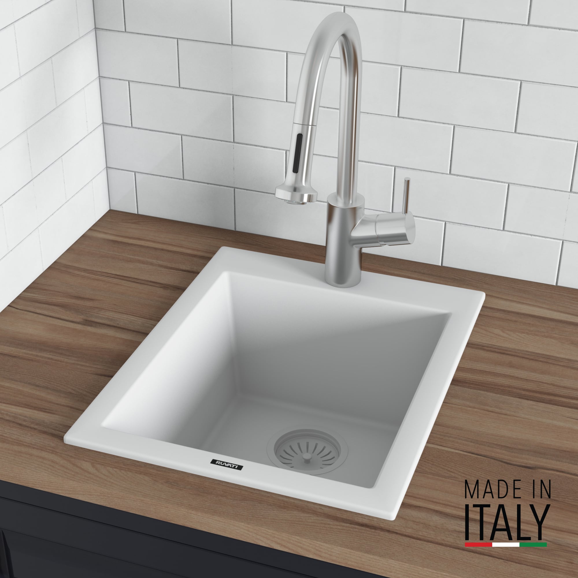 Ruvati RVG1016WH Kitchen-Sinks - View #4