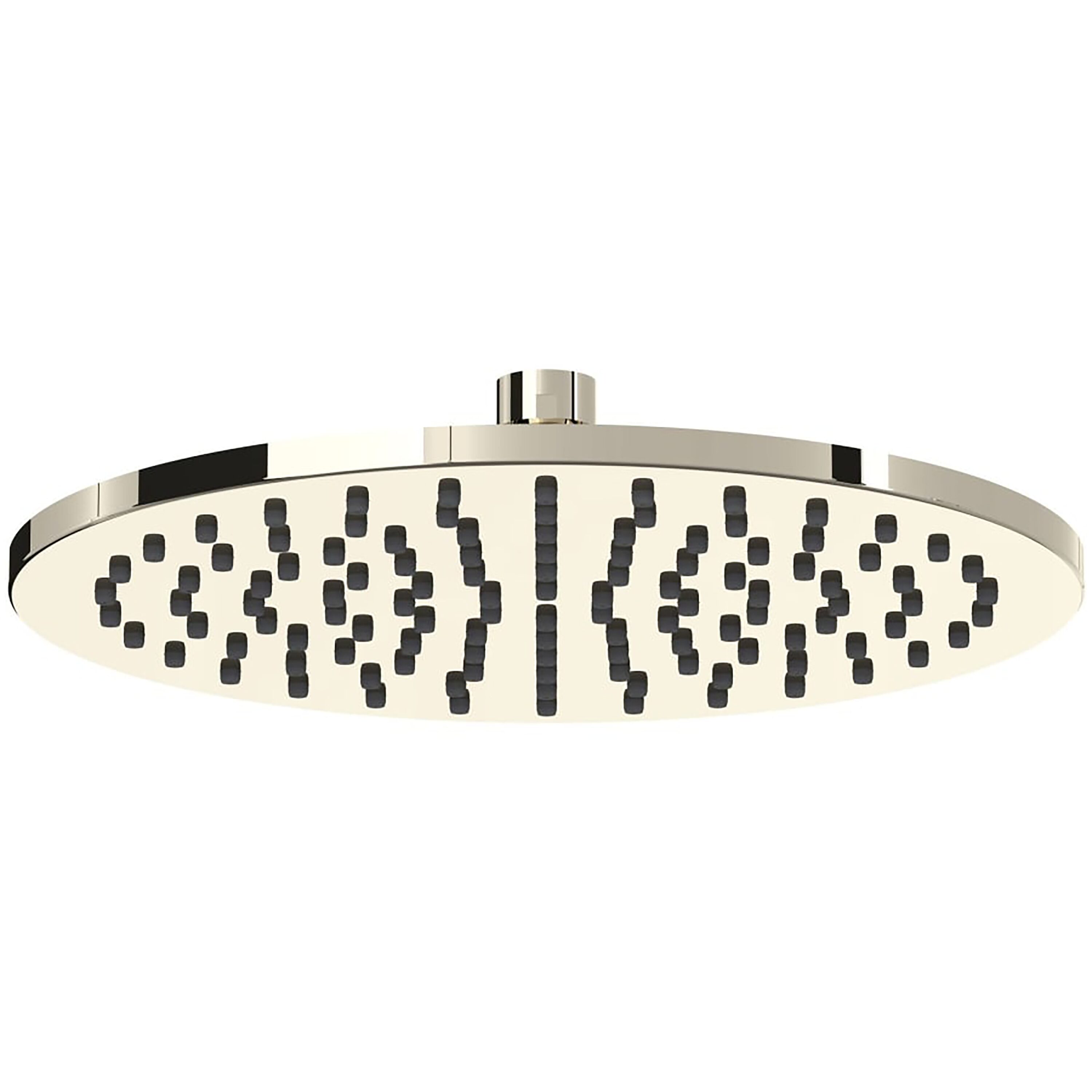 Rohl 100126RS1PN Tenerife 1.0 -Spray Polished Nickel 10.63-in Round Fixed Rain Shower Head 1.8 GPM