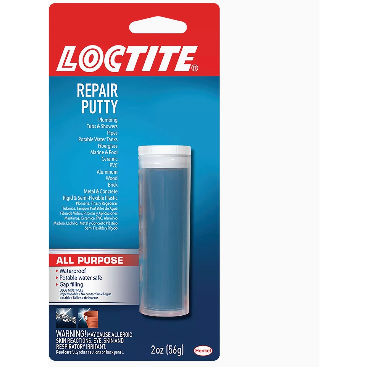 LOCTITE  Go2 2 oz All-Purpose Epoxy Repair Putty Stick