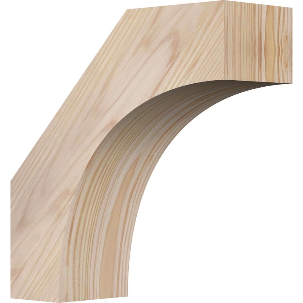 Ekena Millwork BRC04X10X10WTL00SDF 3-1/2-in x 10-in x 10-in Douglas Fir Unfinished Wood Westlake smooth