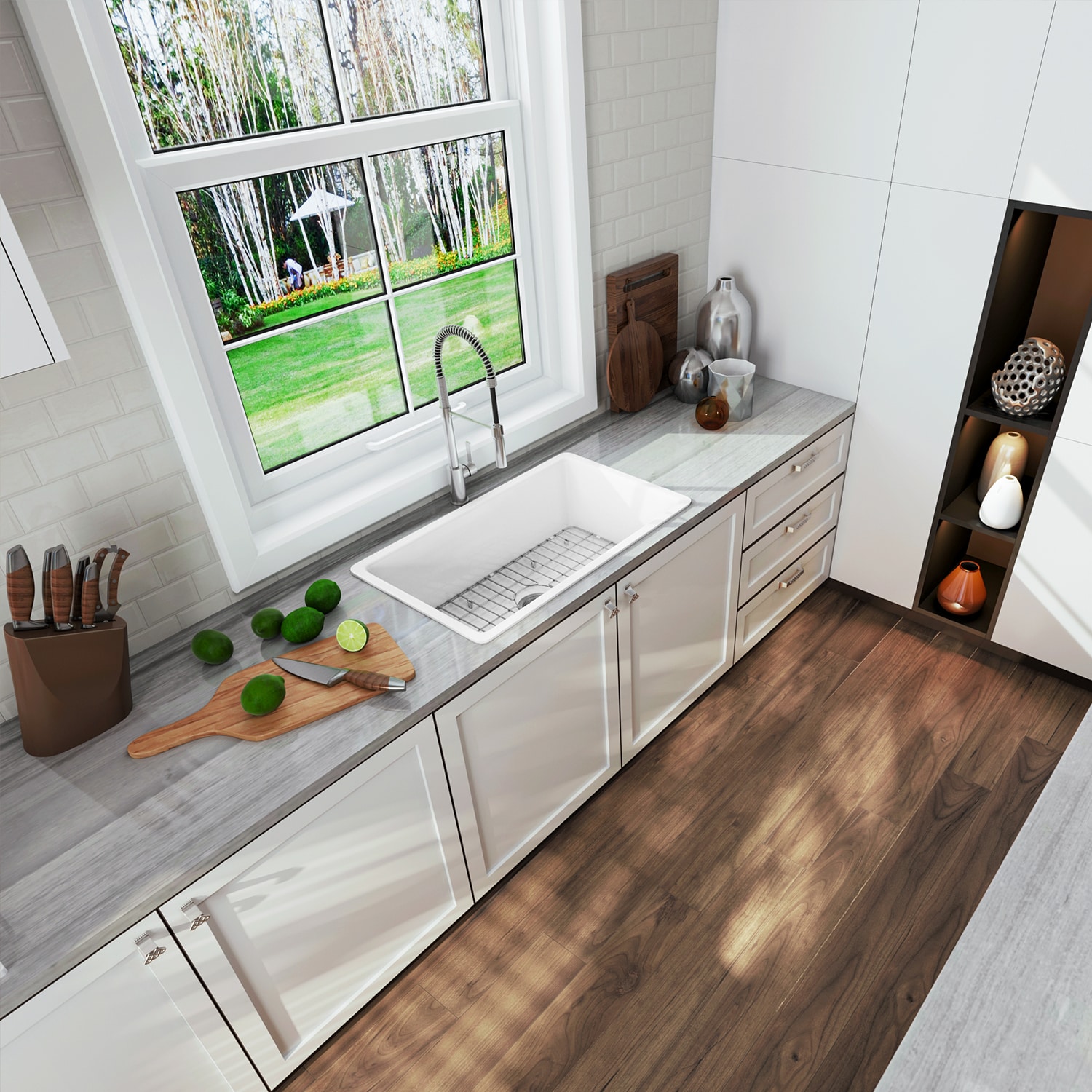 Sinber F3219S-OLR Kitchen-Sinks - View #7